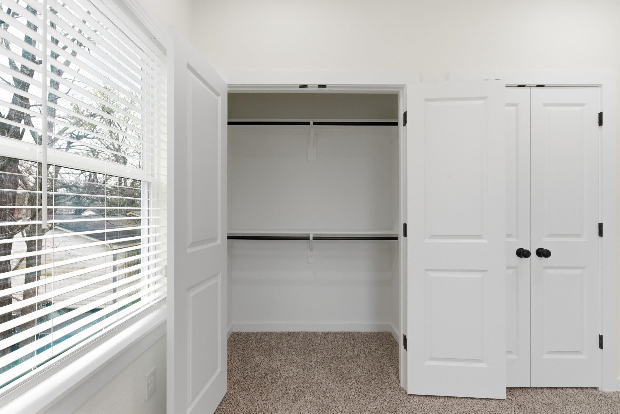 primary bedroom double closets