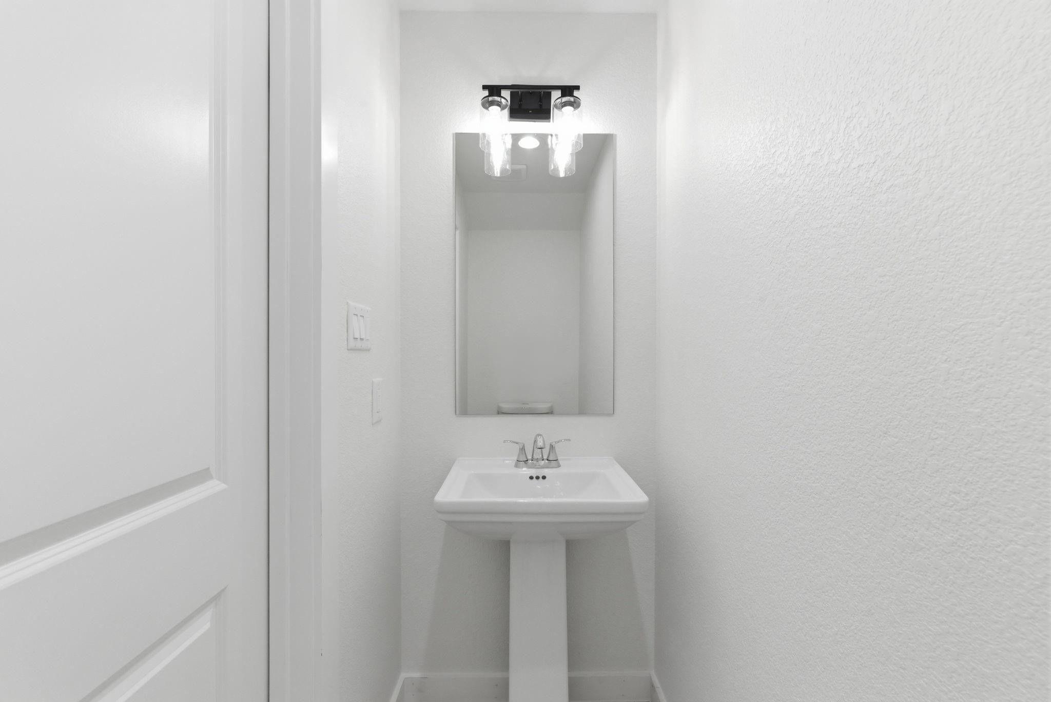 downstairs half bathroom