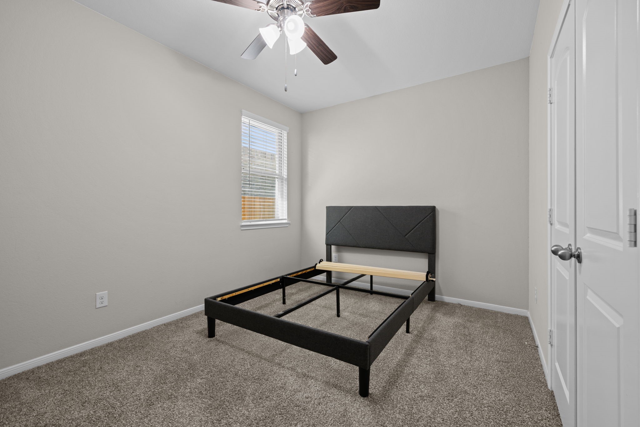 There's plenty of space in these rooms for large beds and other furniture