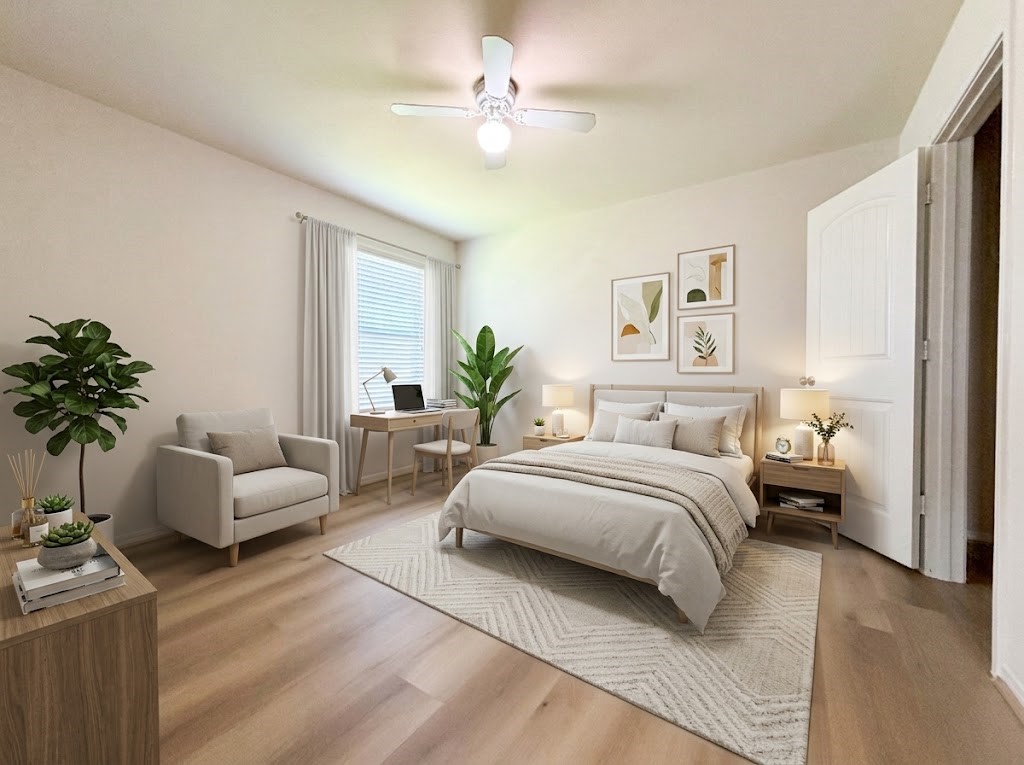 digital staged bedroom