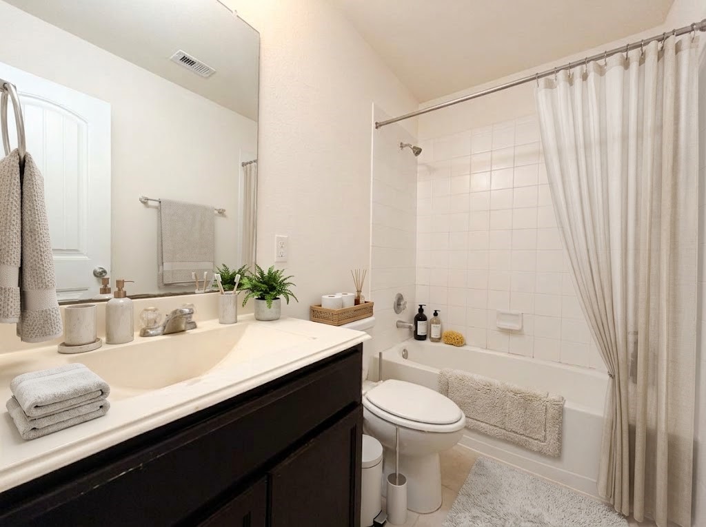 digital staged bathroom
