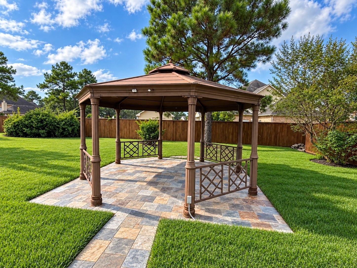 Gazebo Virtually enhanced