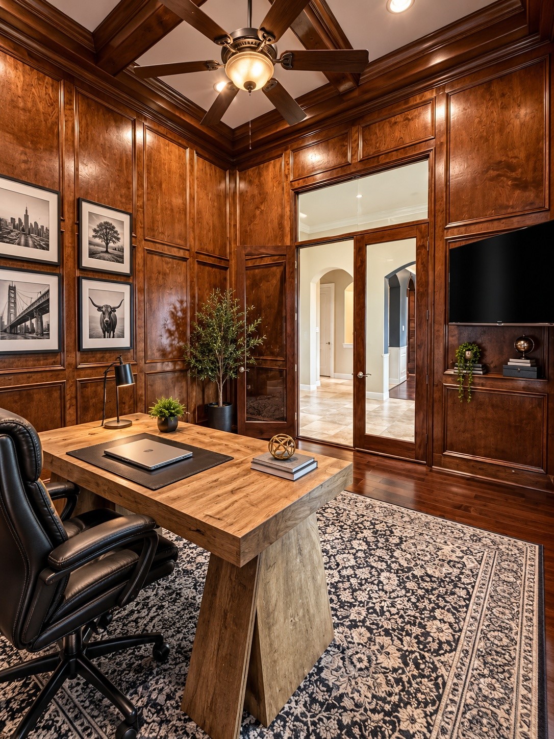 Executive Office virtually staged