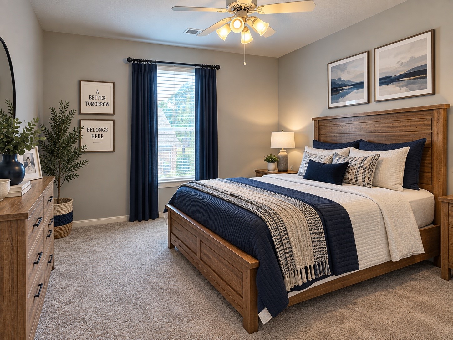 Bedroom 3 virtually staged