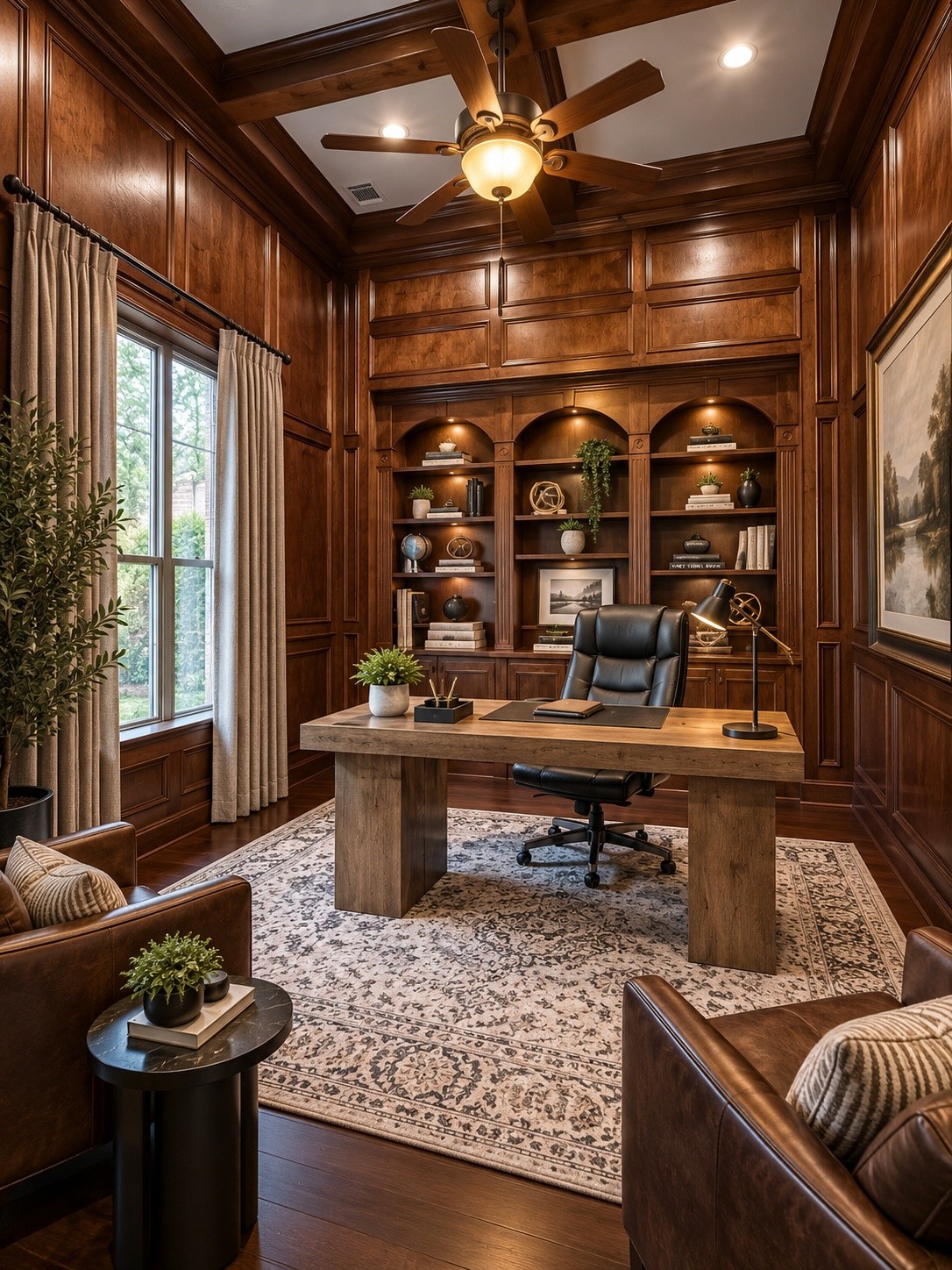 Executive Office virtually staged