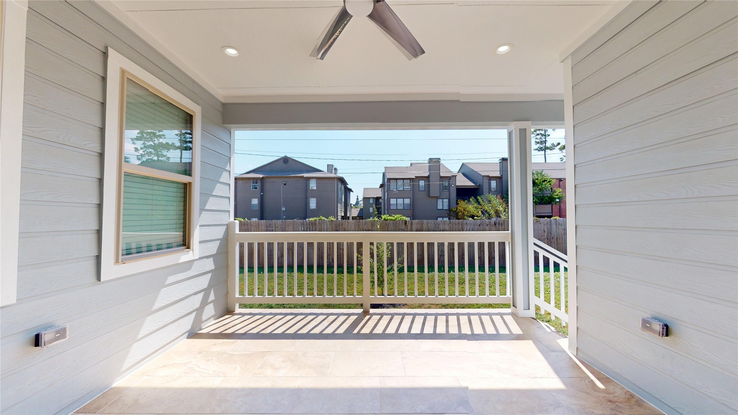 Covered patio