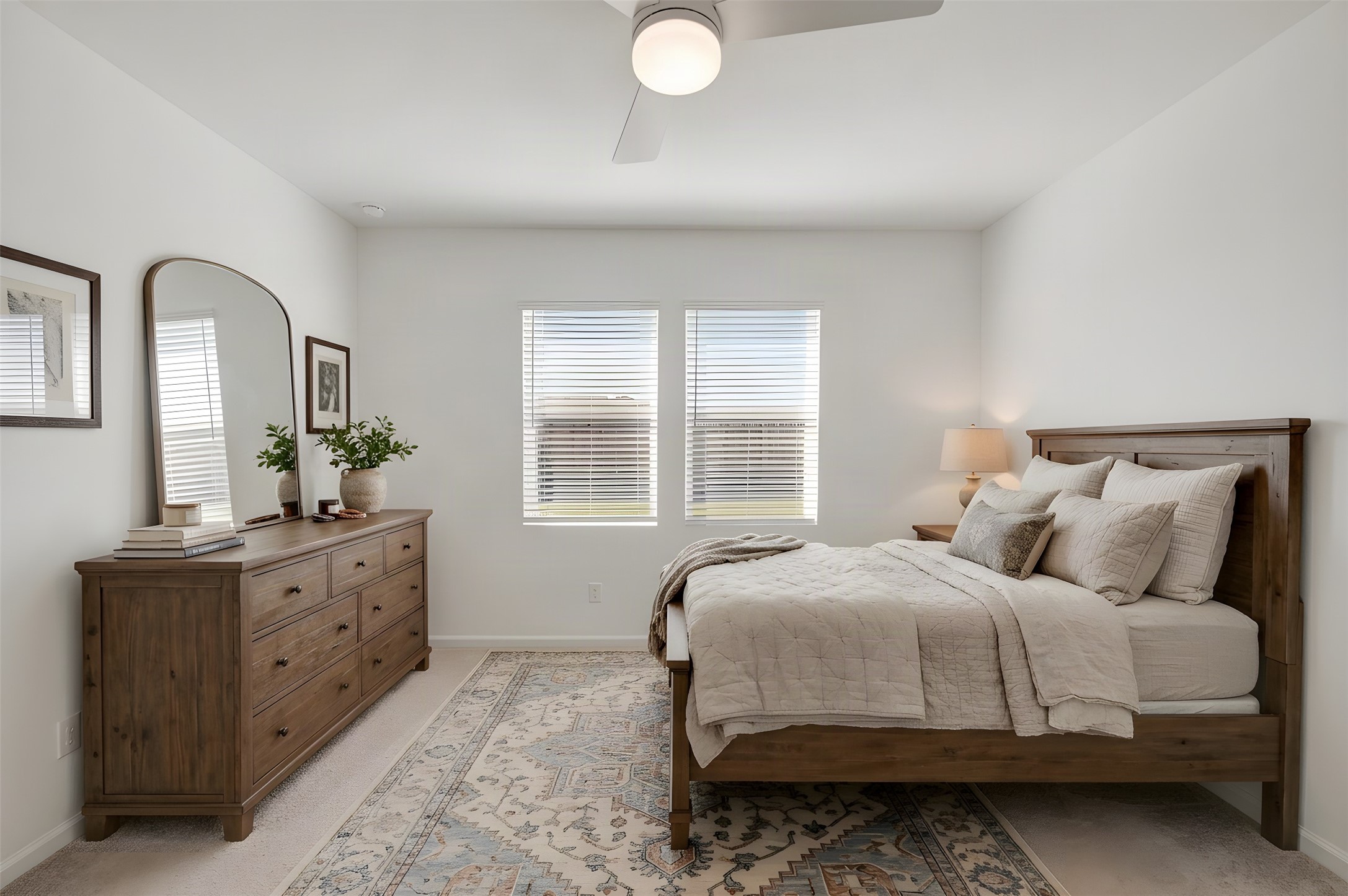 Secluded primary suite
