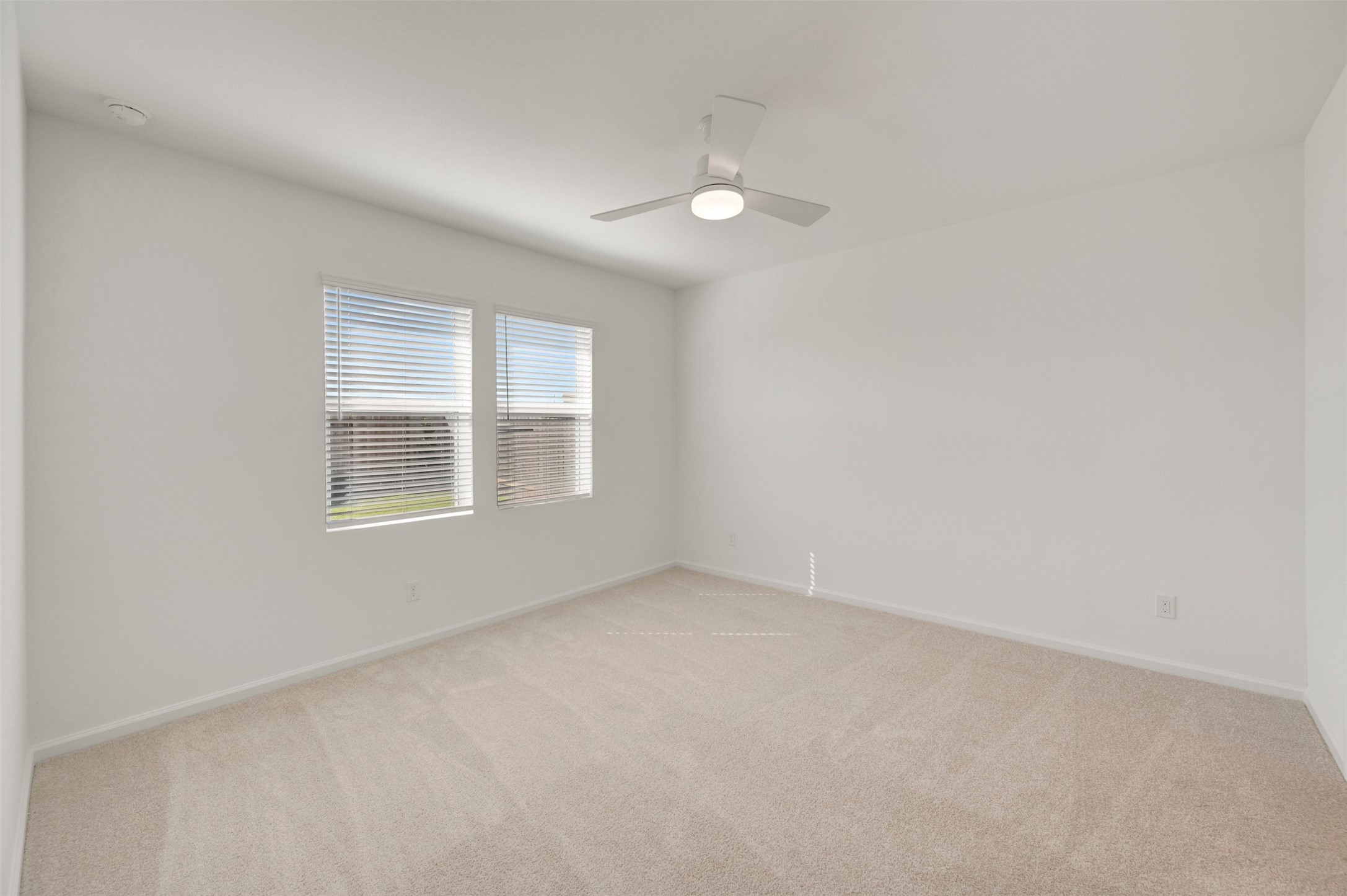 Spacious primary suite