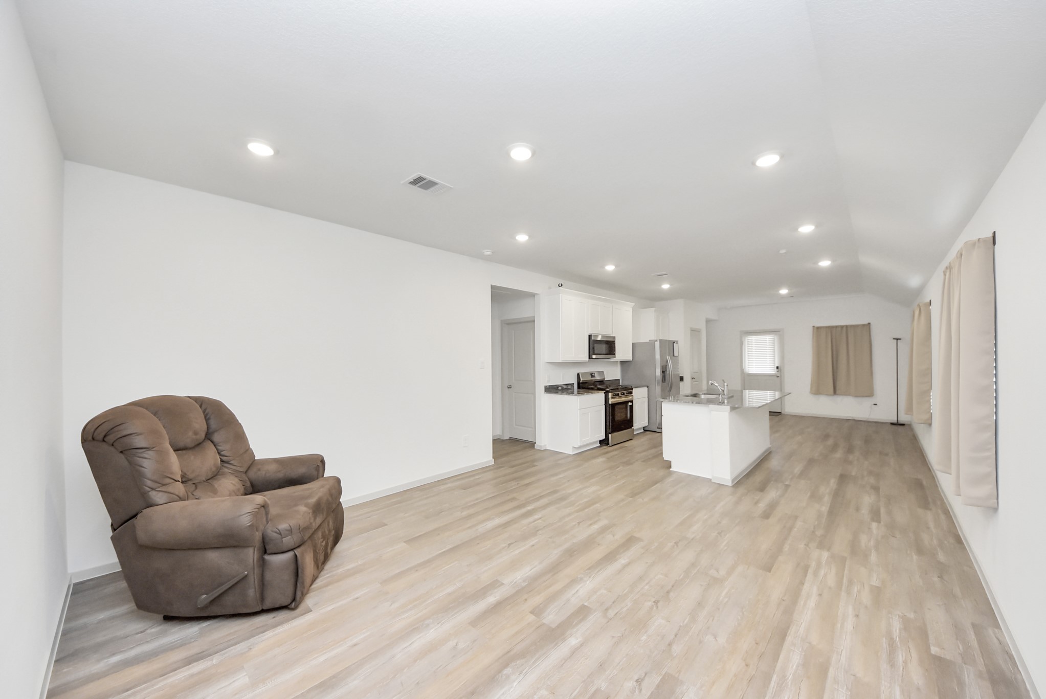 open modern living area