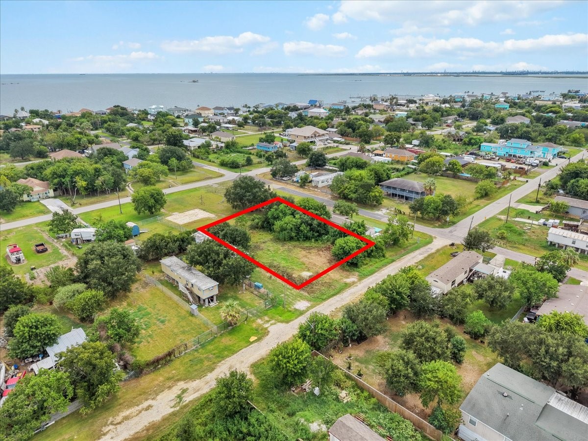 Coastal setting with Galveston Bay in the distance. Coastal setting with Galveston Bay in the distance.