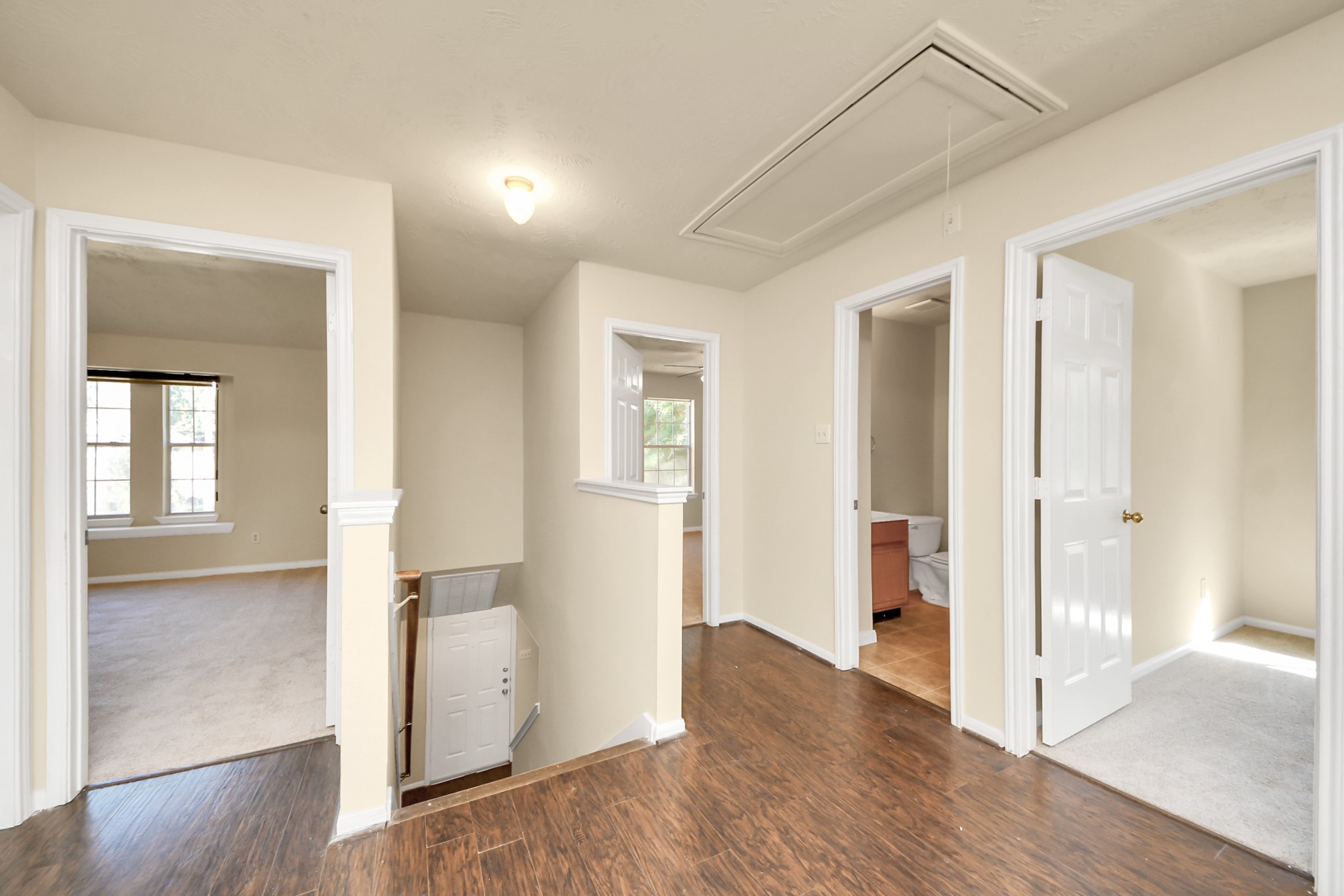 Area leading to secondary bedrooms and bathroom.