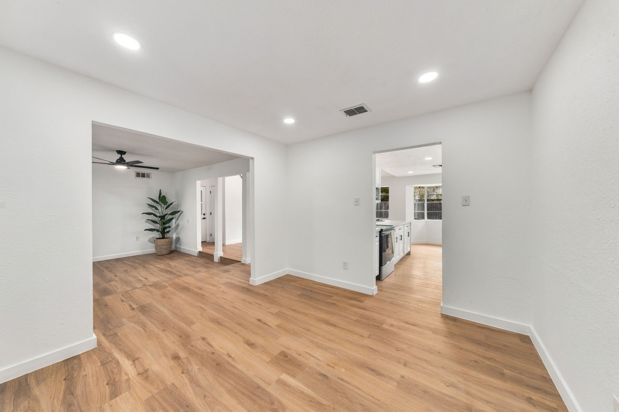 Spacious dining room, perfect for everyday meals and special gatherings.