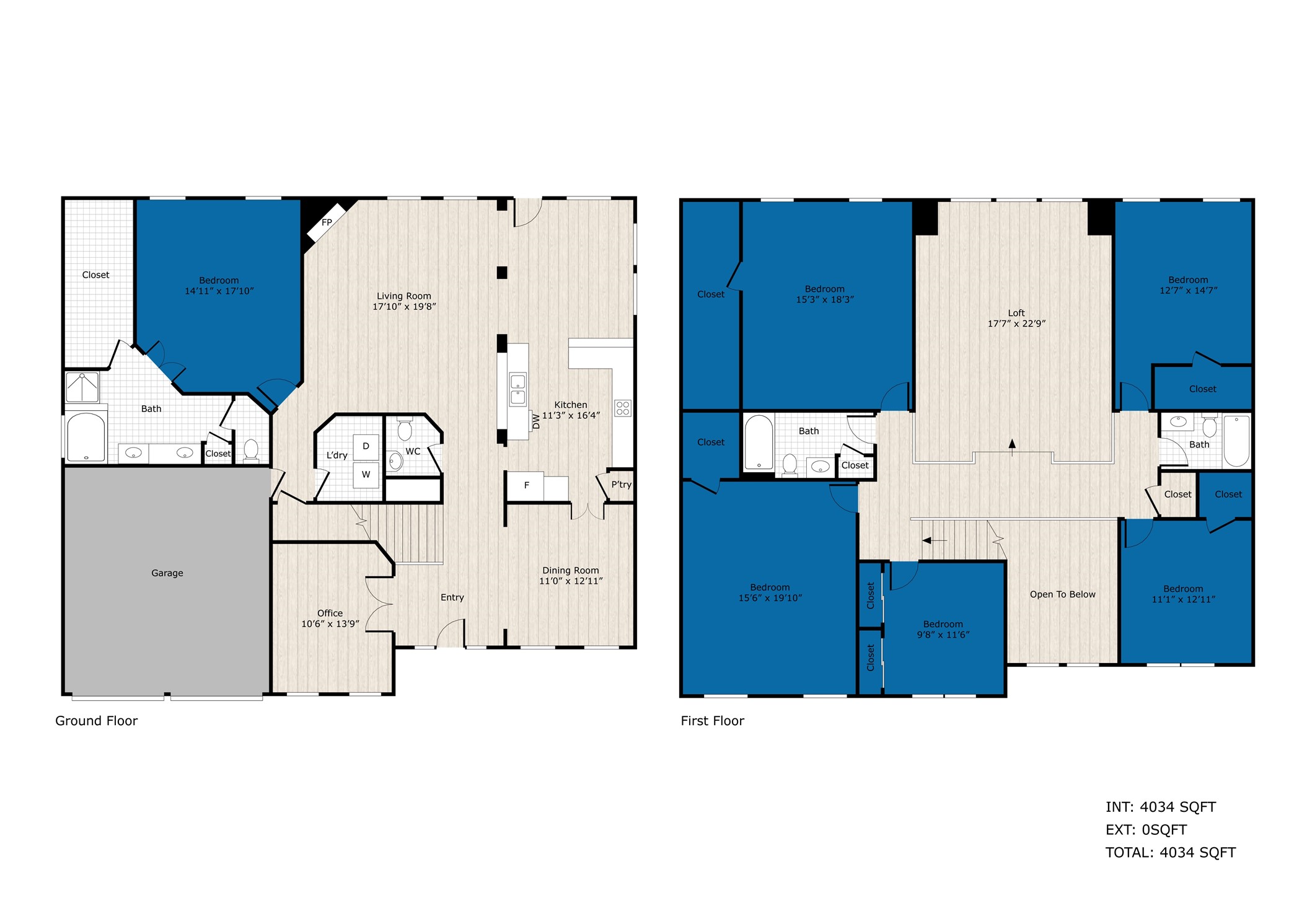 This floor plan should by no means represent the actual measurements of the property. If you are concerned about the measurements you should independently verify them.