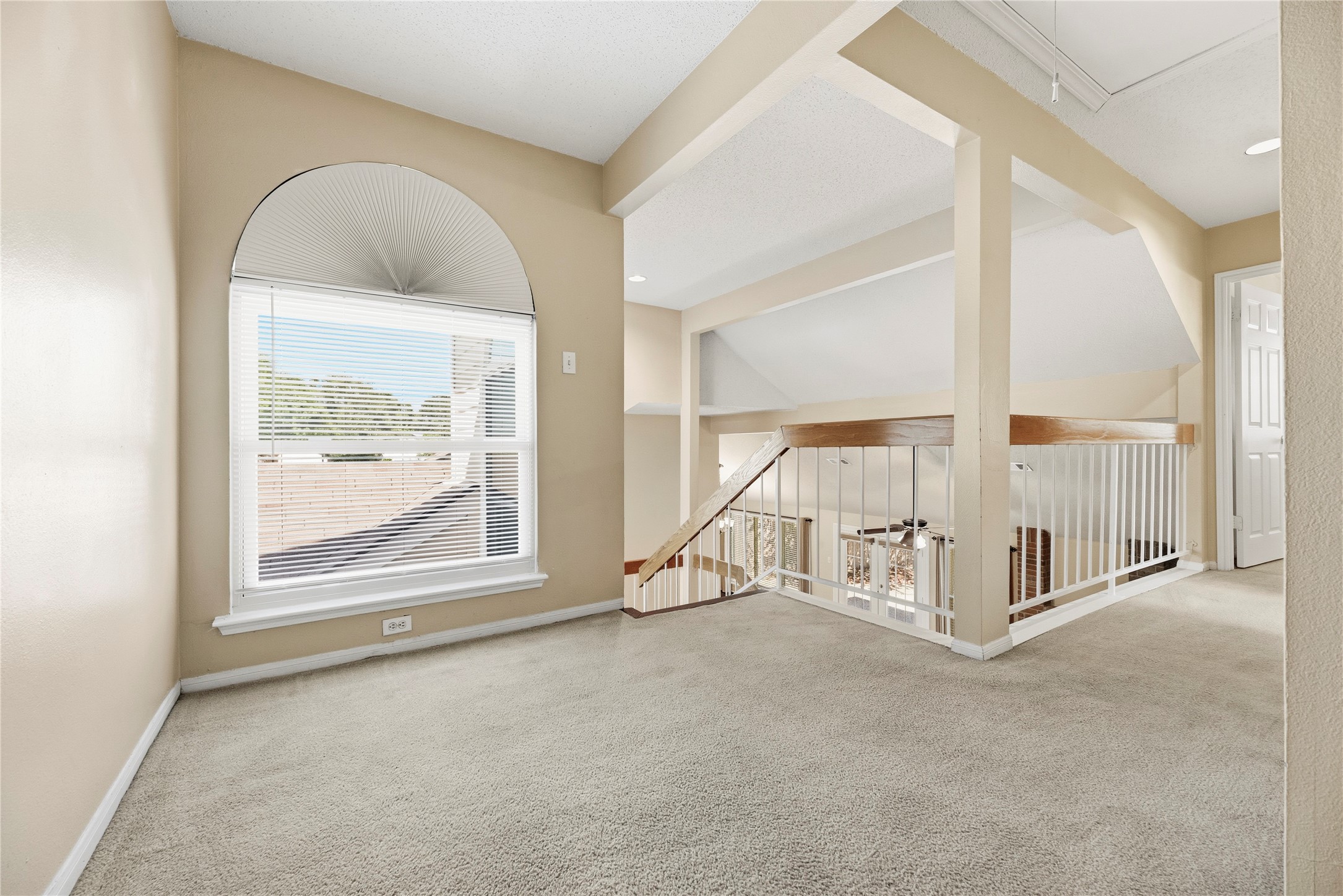 Versatile upstairs loft area.