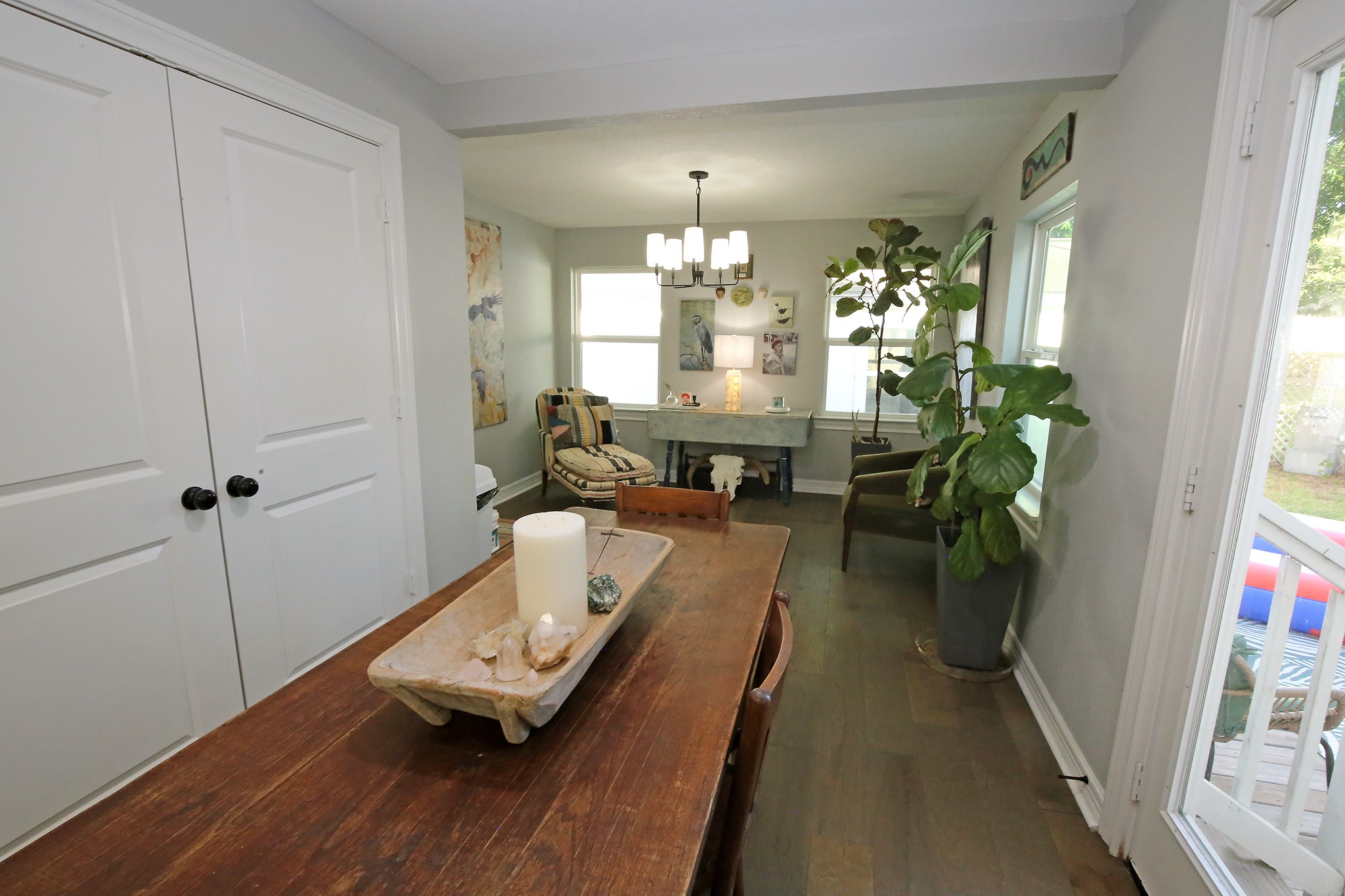 Dining Area looking towards the Sitting Room.