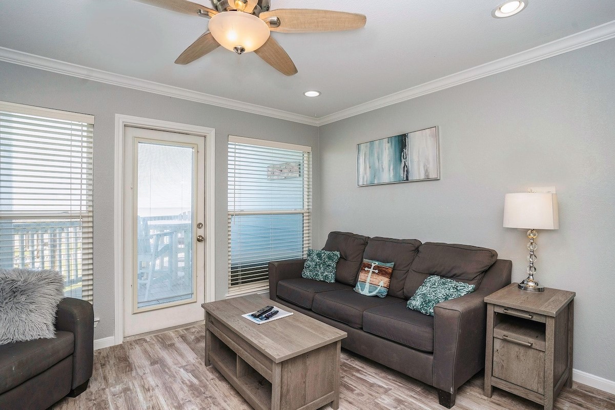Sleeper sofa in living room