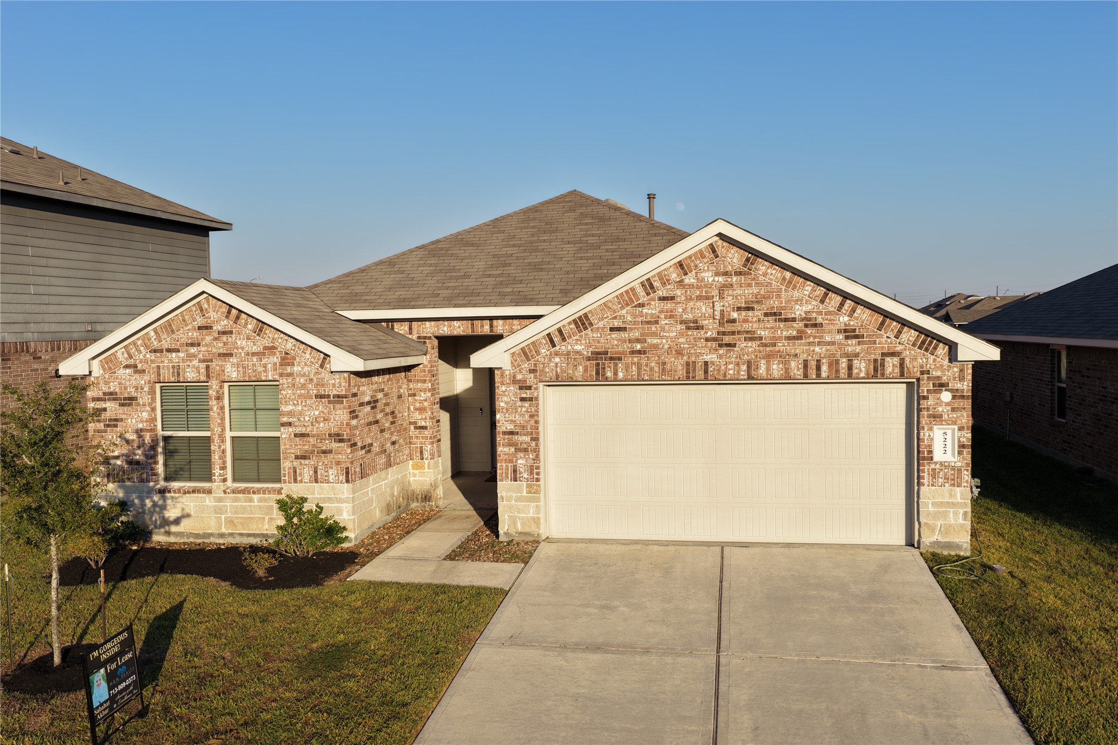 Front exterior view of the home