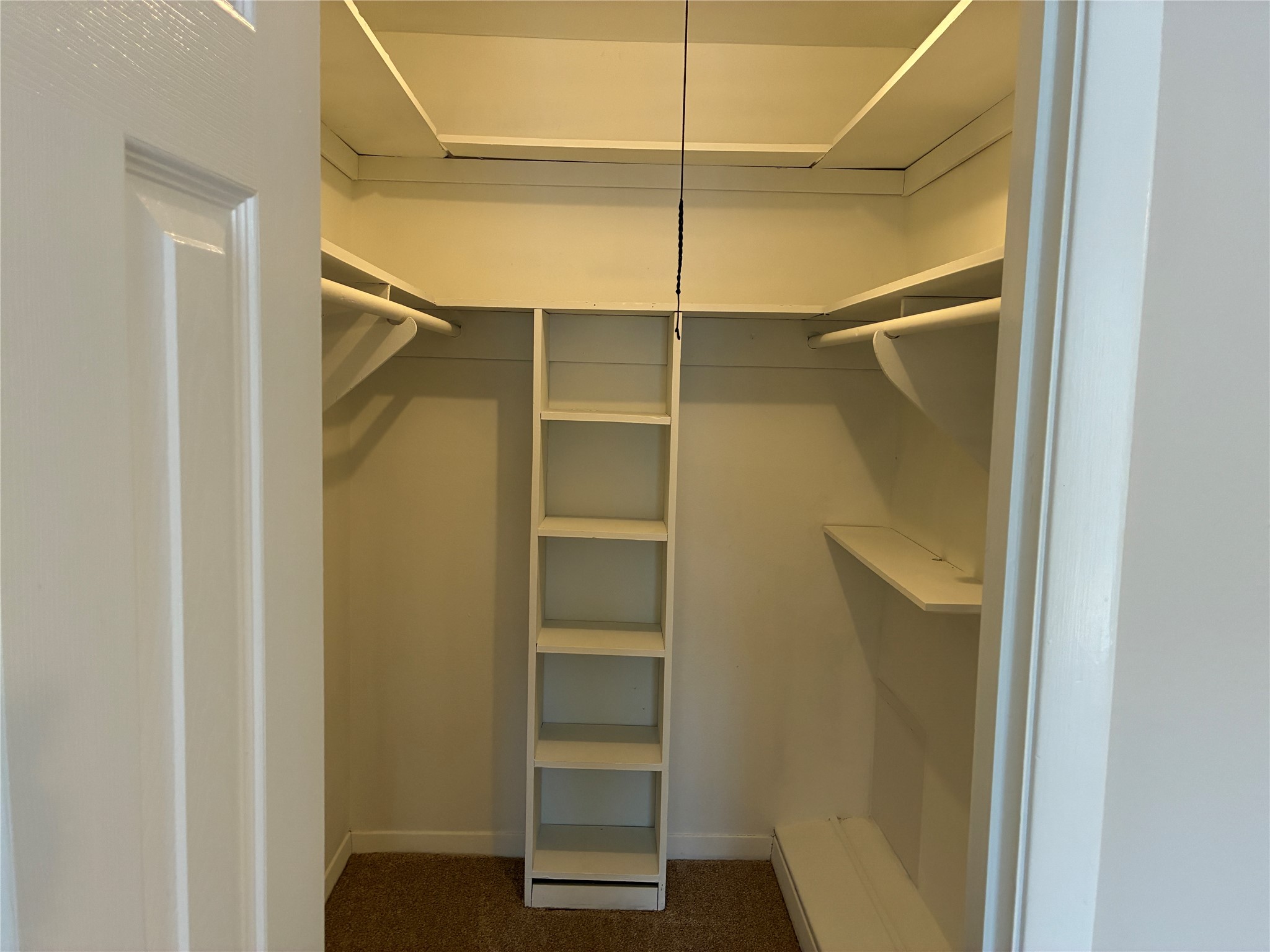 Walkin closet in second bedroom