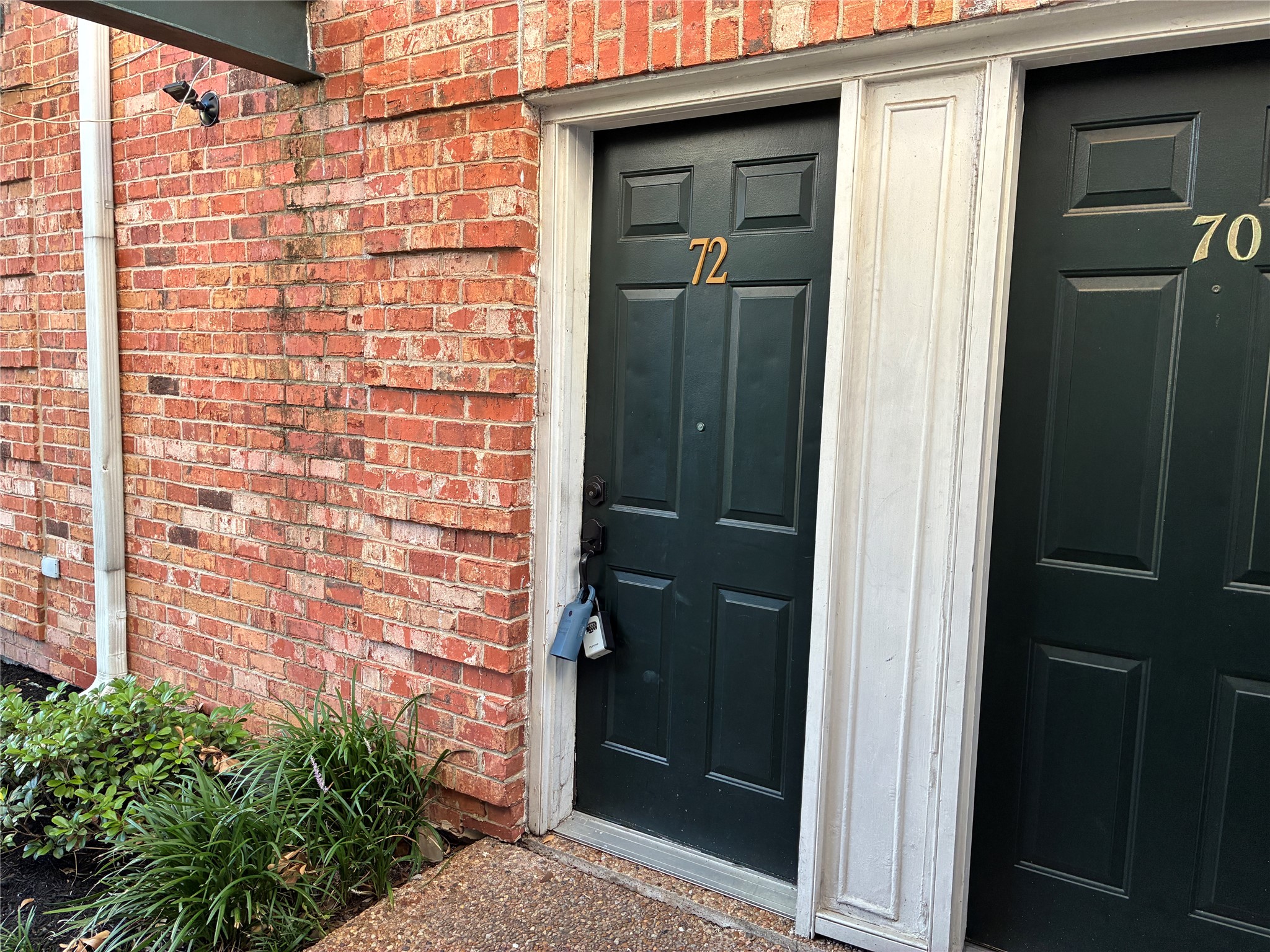 Door to unit