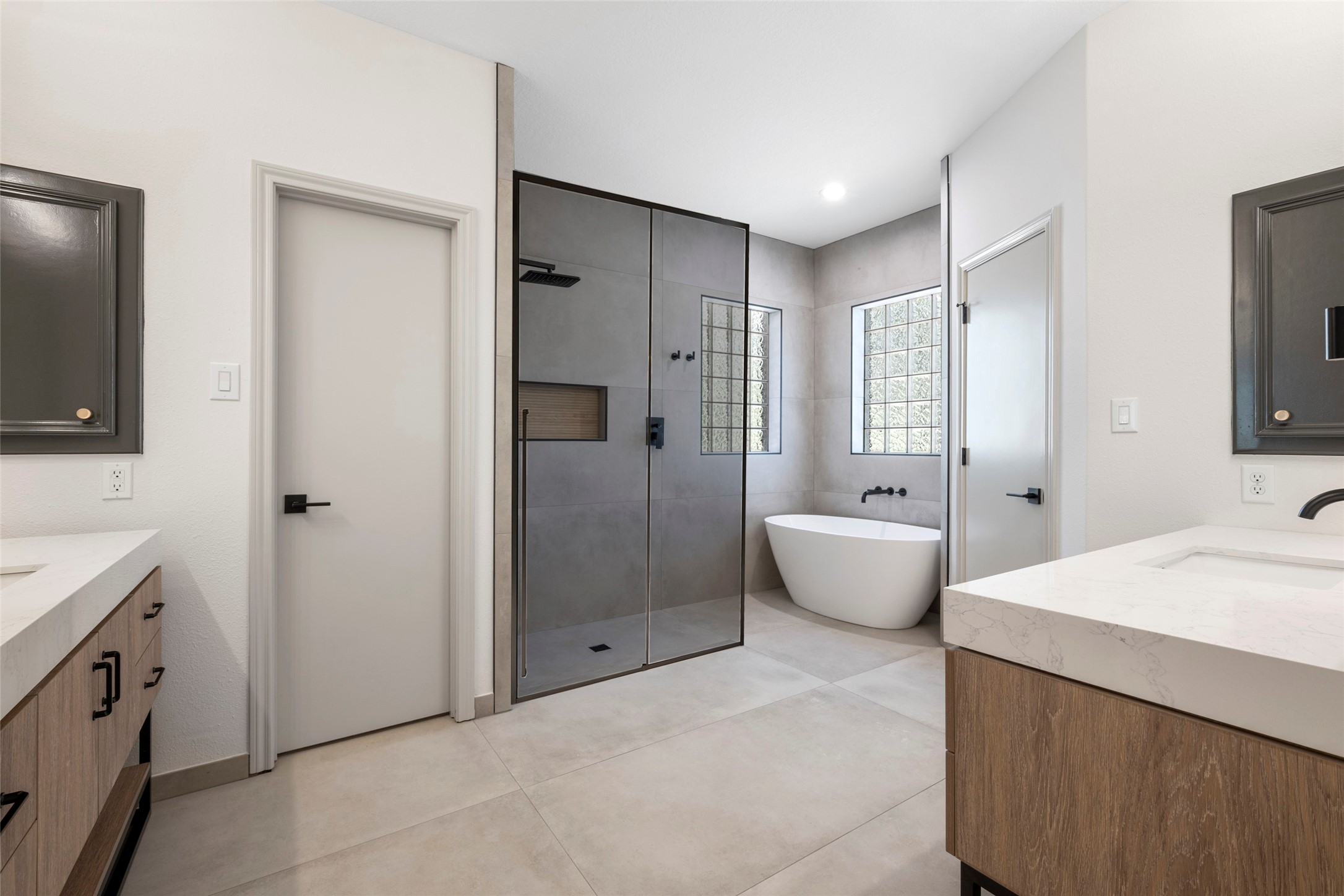 Spa like primary bathroom