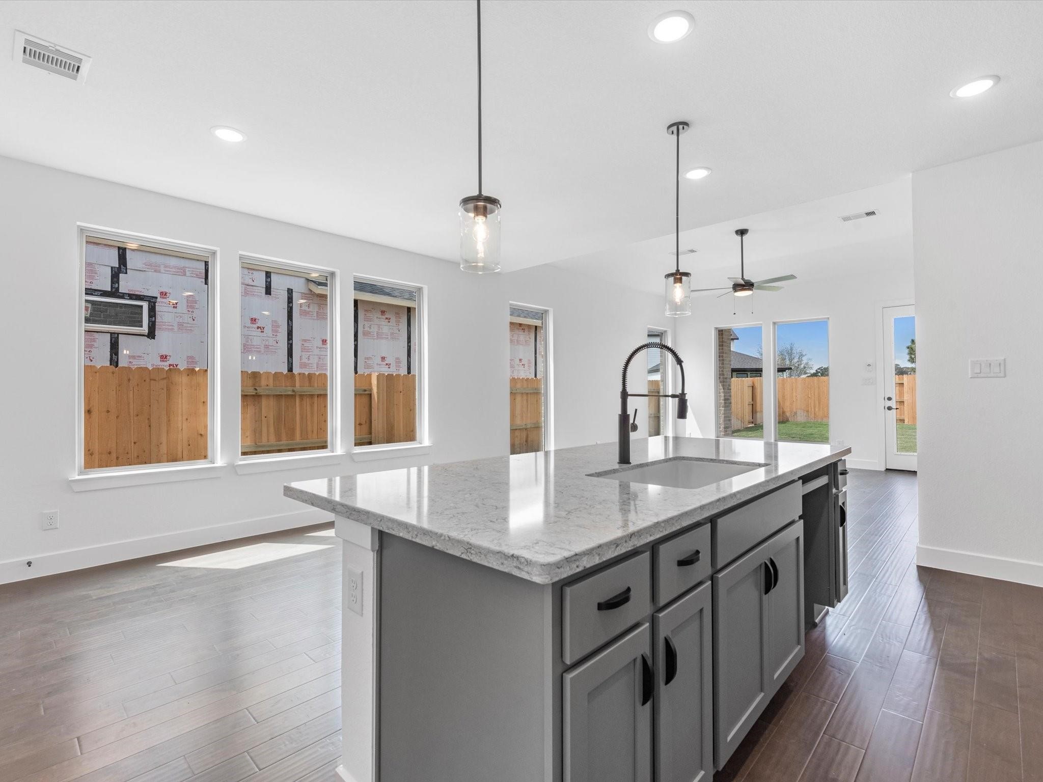 view from the kitchen