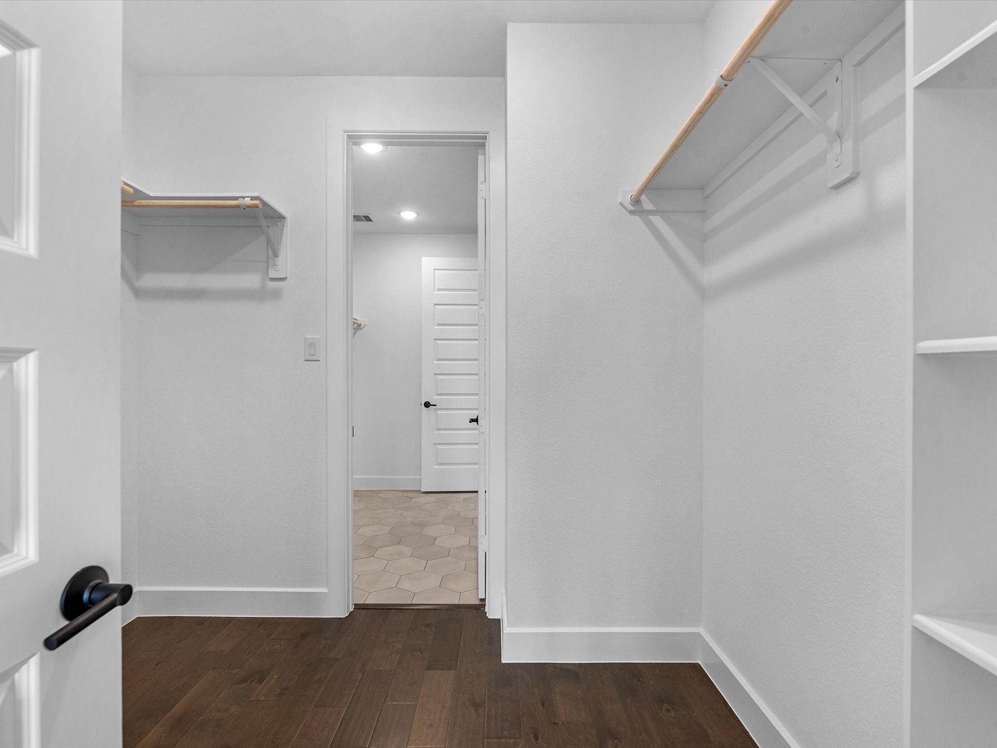 master closet with No Carpet