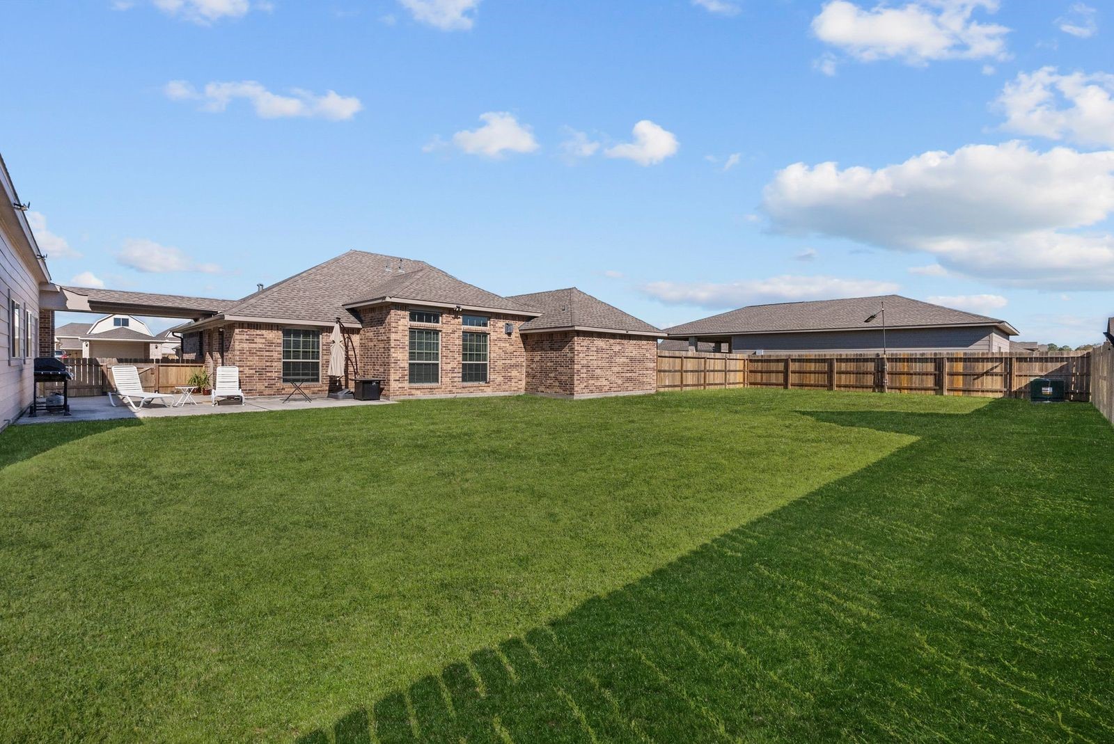 Pool size backyard