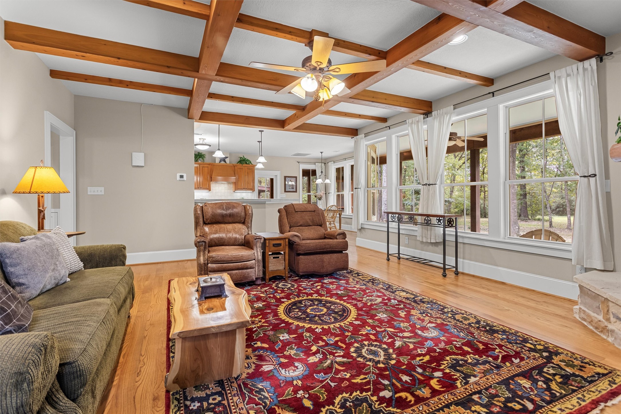 Walls of windows bring the outdoors in Walls of windows bring the outdoors in