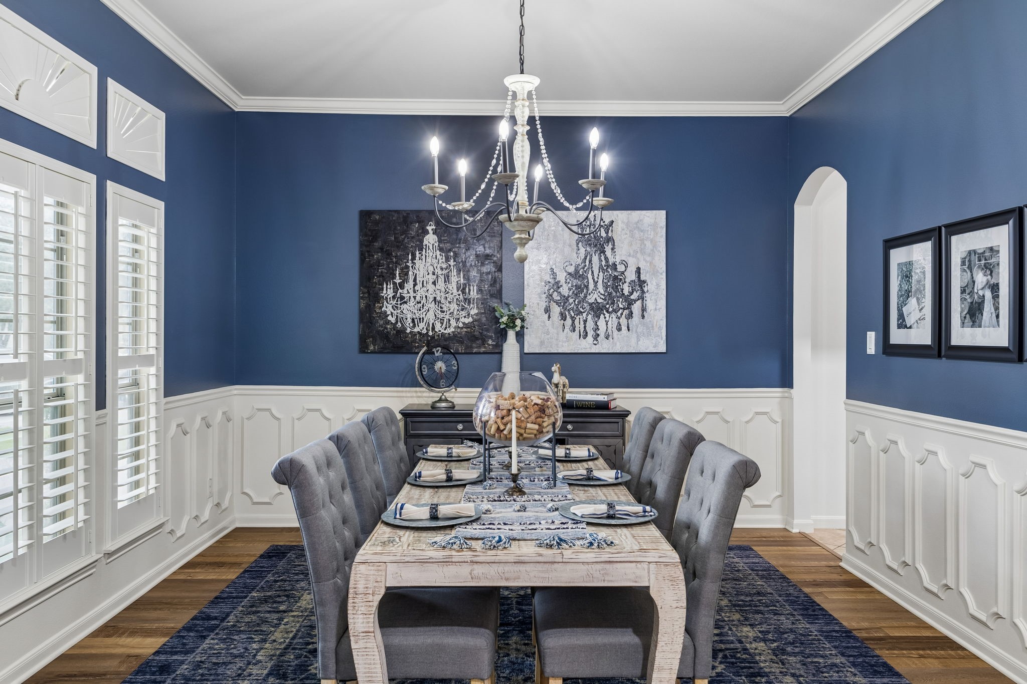 Additional dining room view showcasing the spacious layout and natural light.