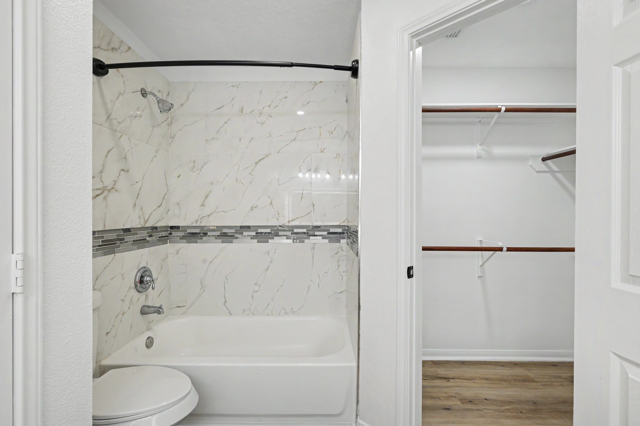Primary Bathroom Suite located upstairs