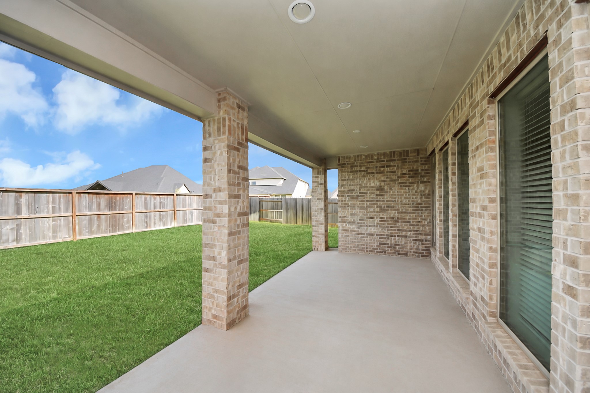 Private outdoor space ideal for entertaining