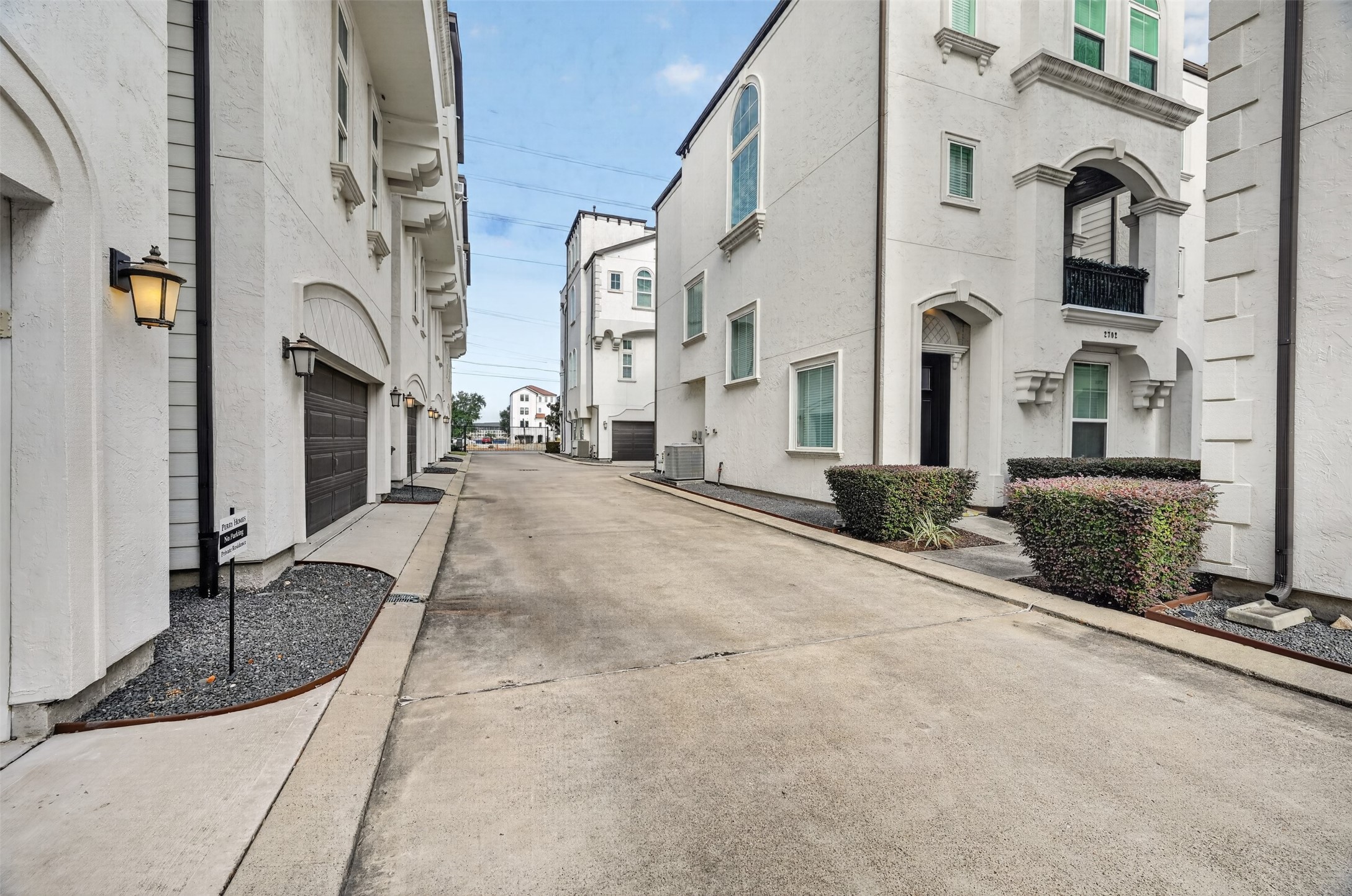 Gated driveway access