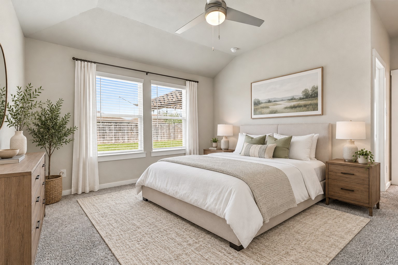 Enjoy your Private Owners Suite that is tucked away from all the Guest Bedroom for privacy! *Photo is Virtually Staged*