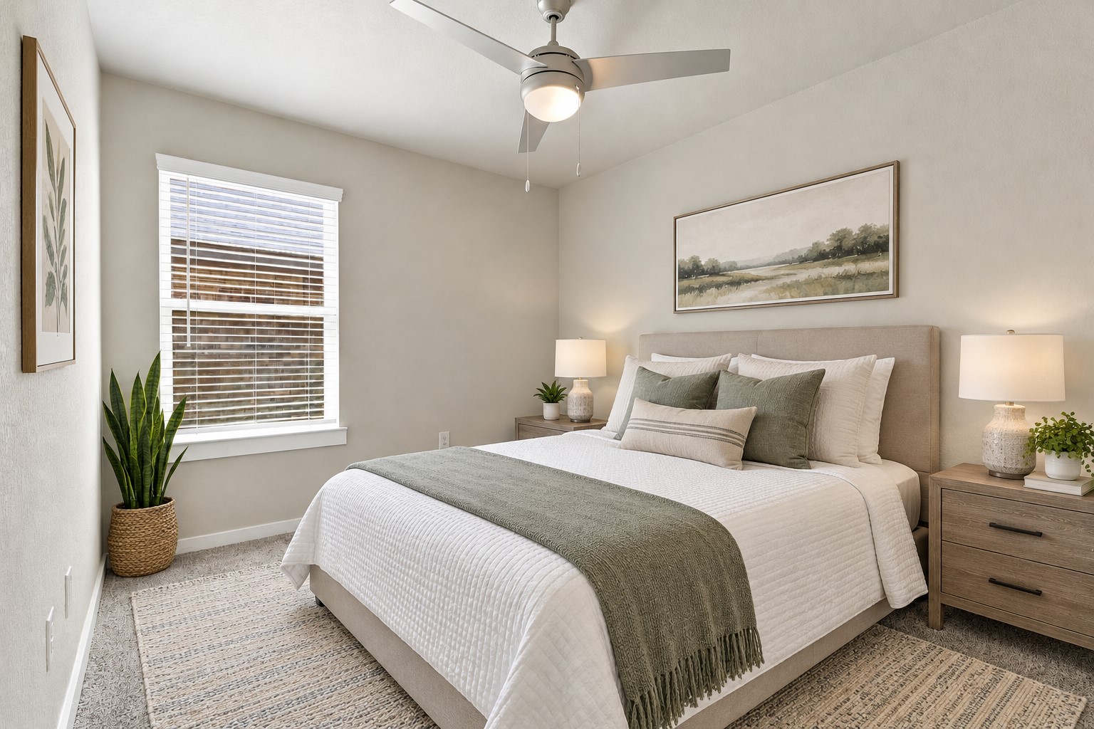 All Guest Bedrooms have wonderful Large Closets for all your storage needs! *Photo is Virtually Staged*