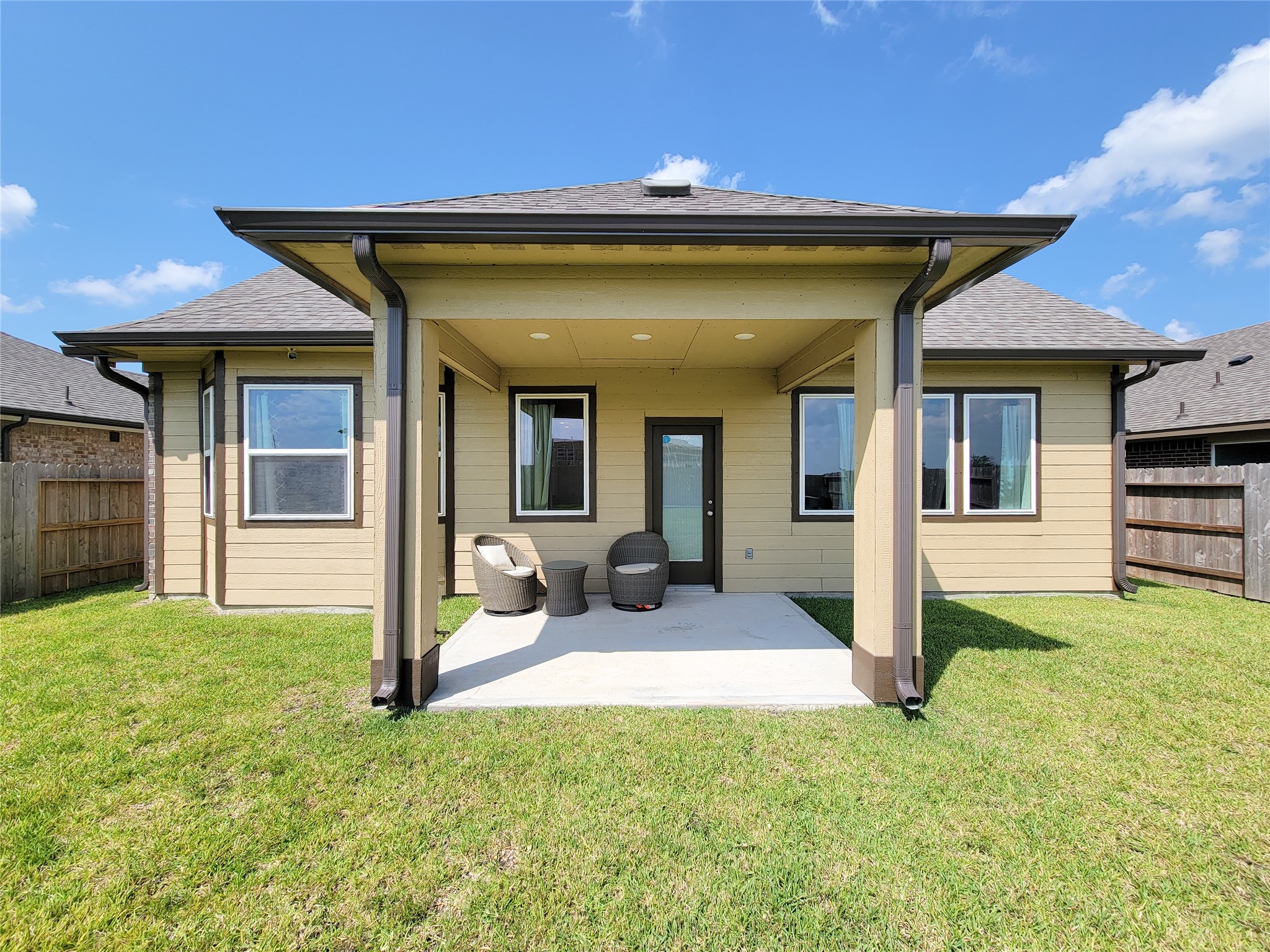 Covered patio