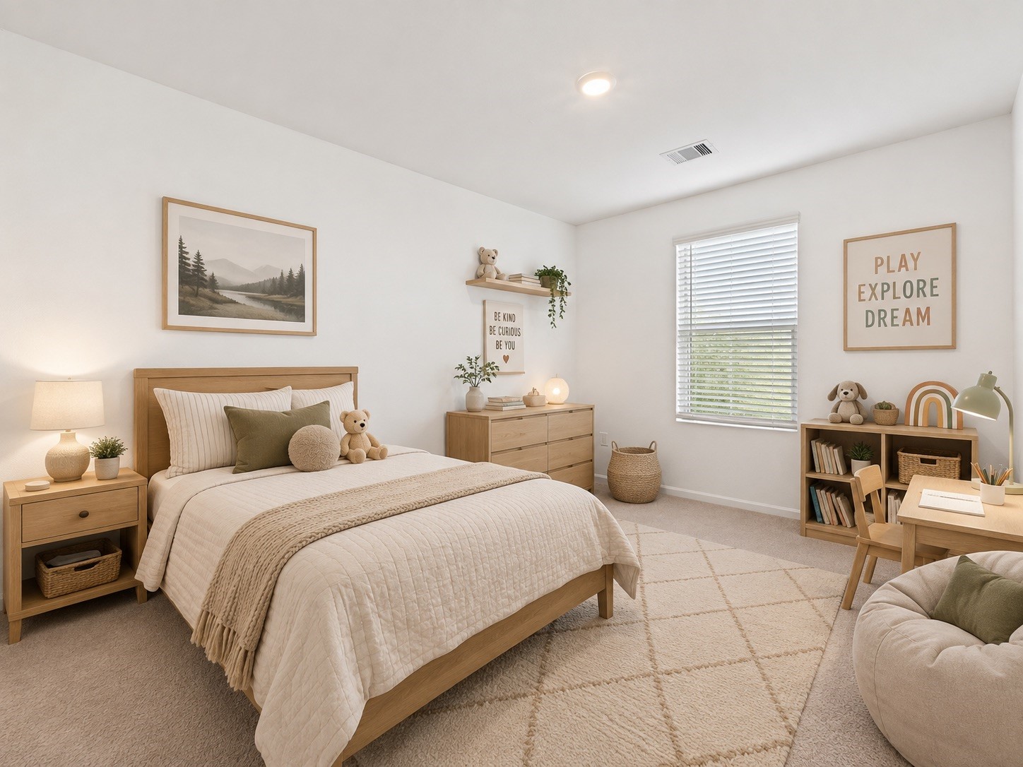 Staged Secondary Bedroom