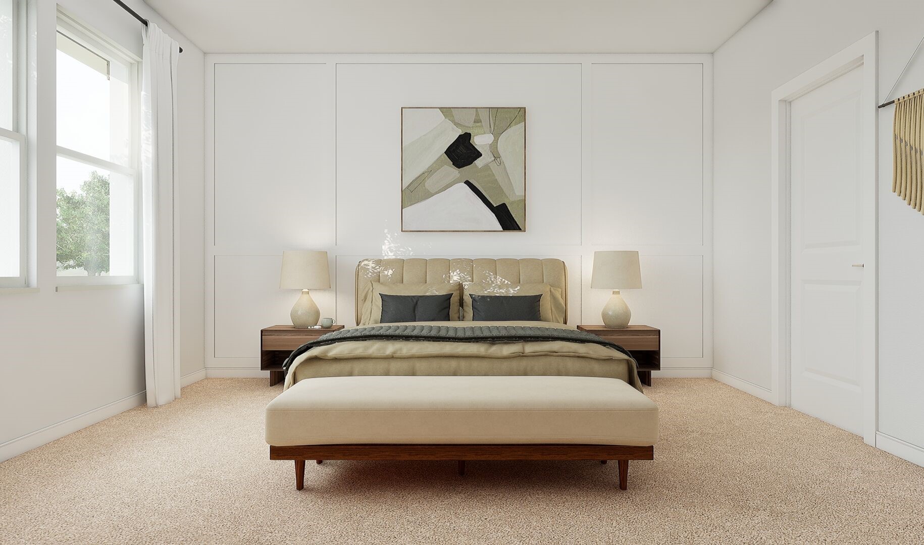 Spacious primary suite (*Artist rendering used for illustration purposes only.)