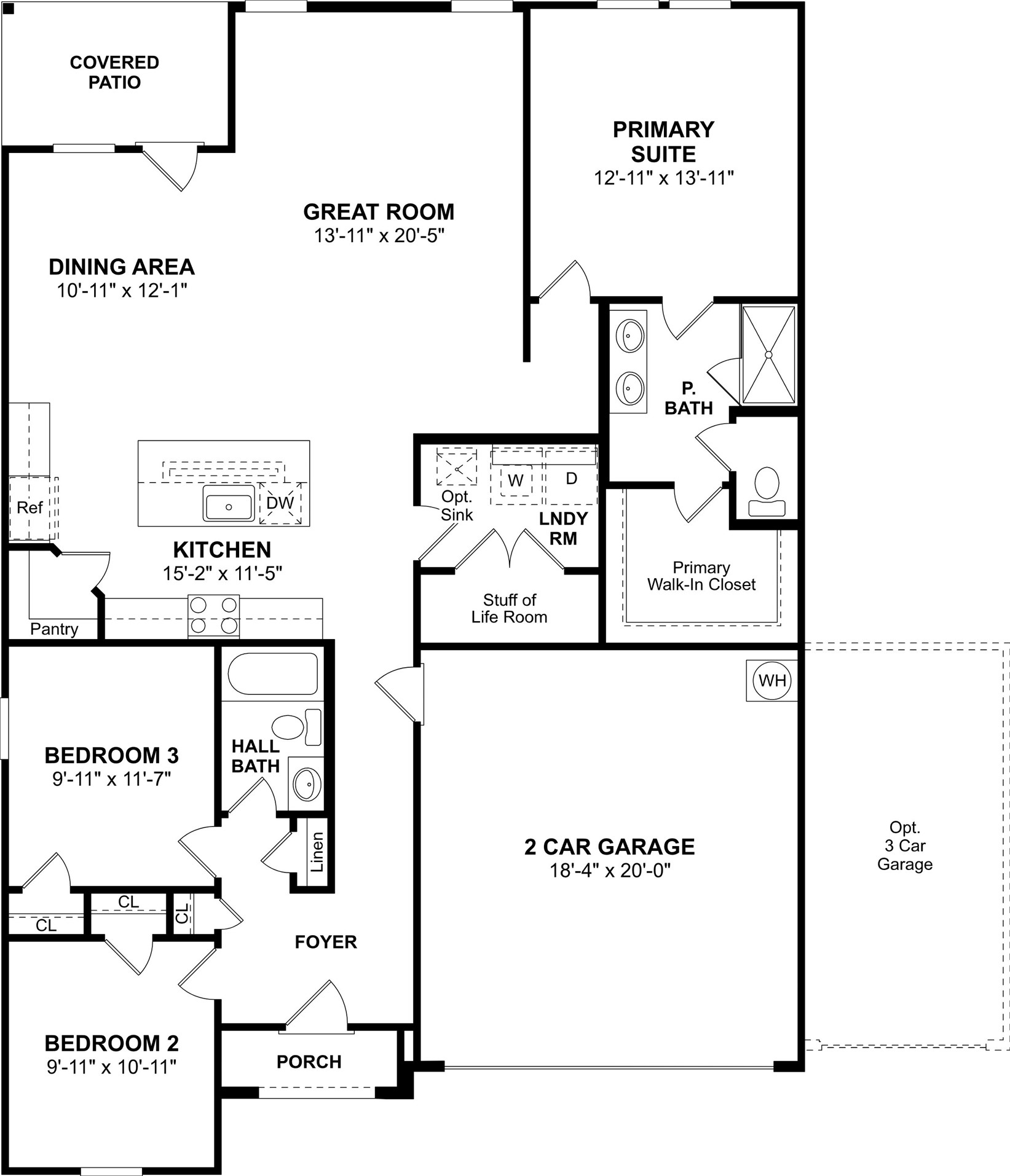 The Daffodil IV floor plan by K. Hovnanian Homes. 1st Floor shown. *Prices, plans, dimensions, features, specifications, materials, and availability of homes or communities are subject to change without notice or obligation.