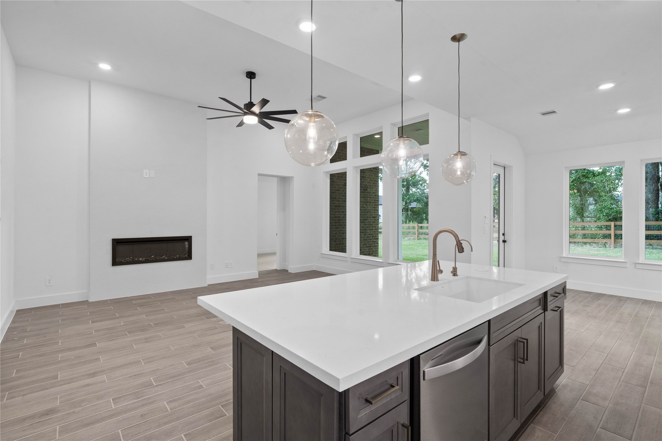 Commanding view of the open-concept designperfect for keeping everyone connected!
