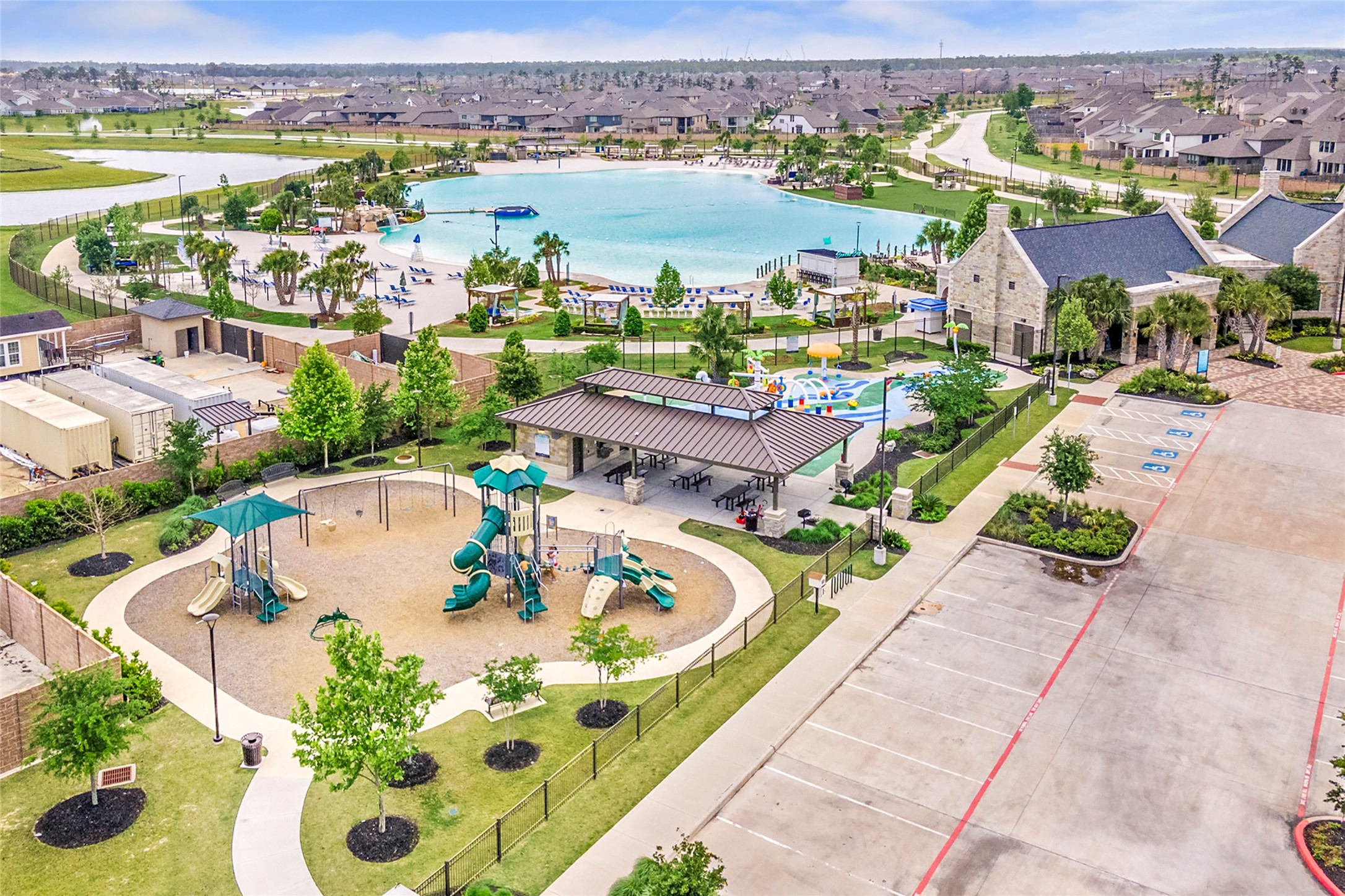 Welcoming entrance to Balmoral's impressive amenity center and resort-style community facilities.