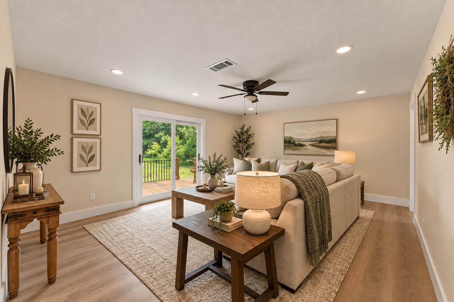AI  enhanced and virtual staging