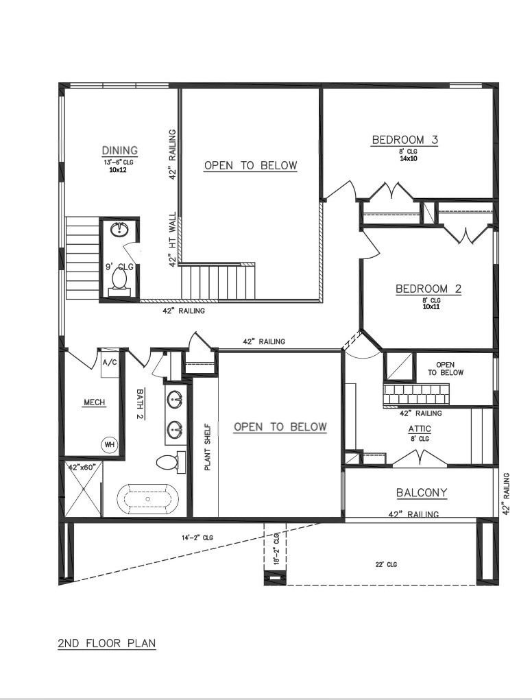 Second floor layout