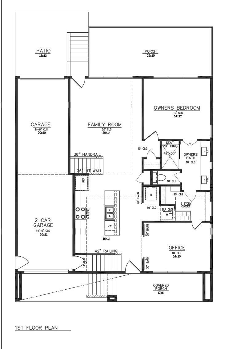 First floor layout
