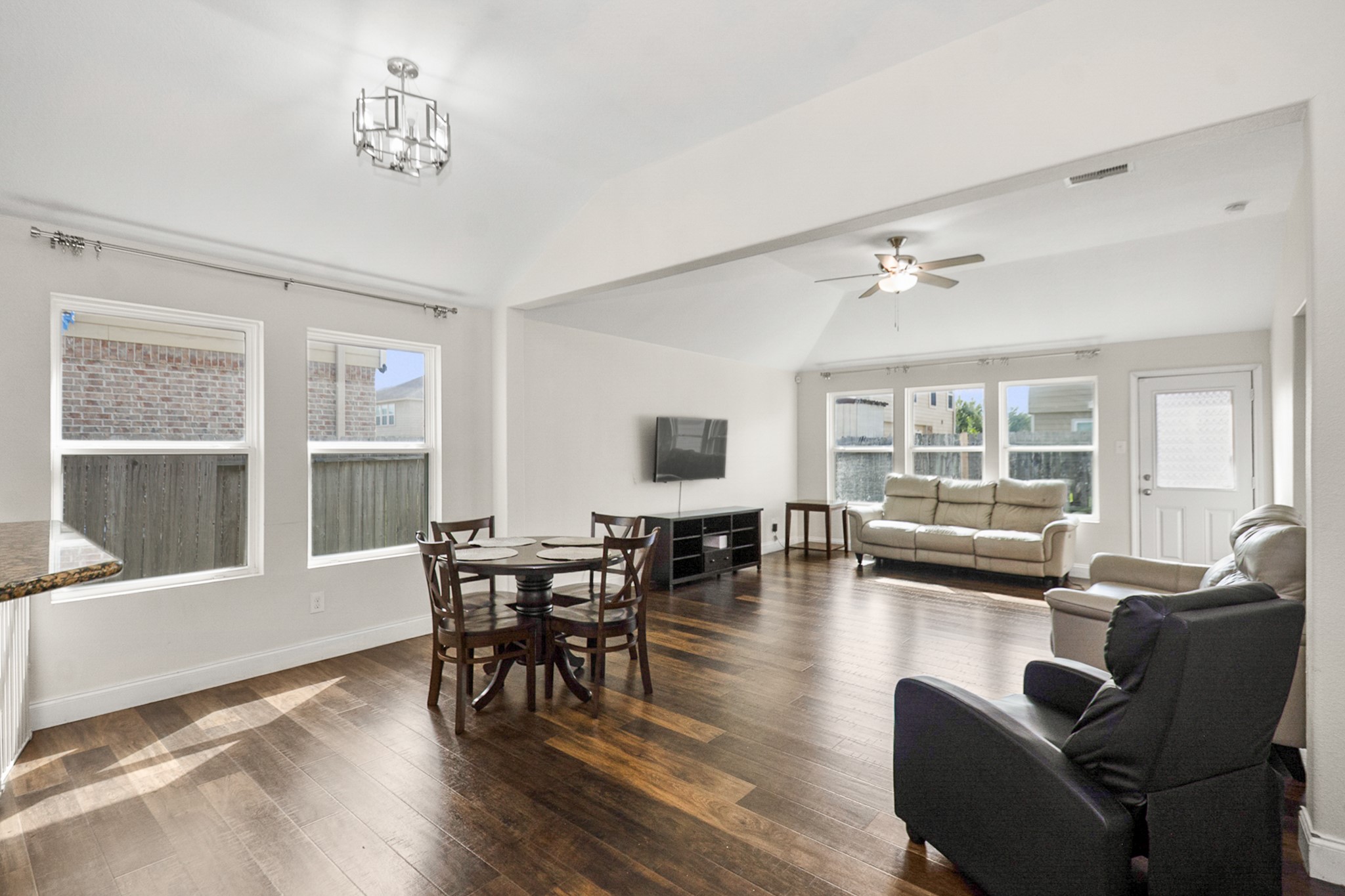 Open-Concept Living & Dining Area