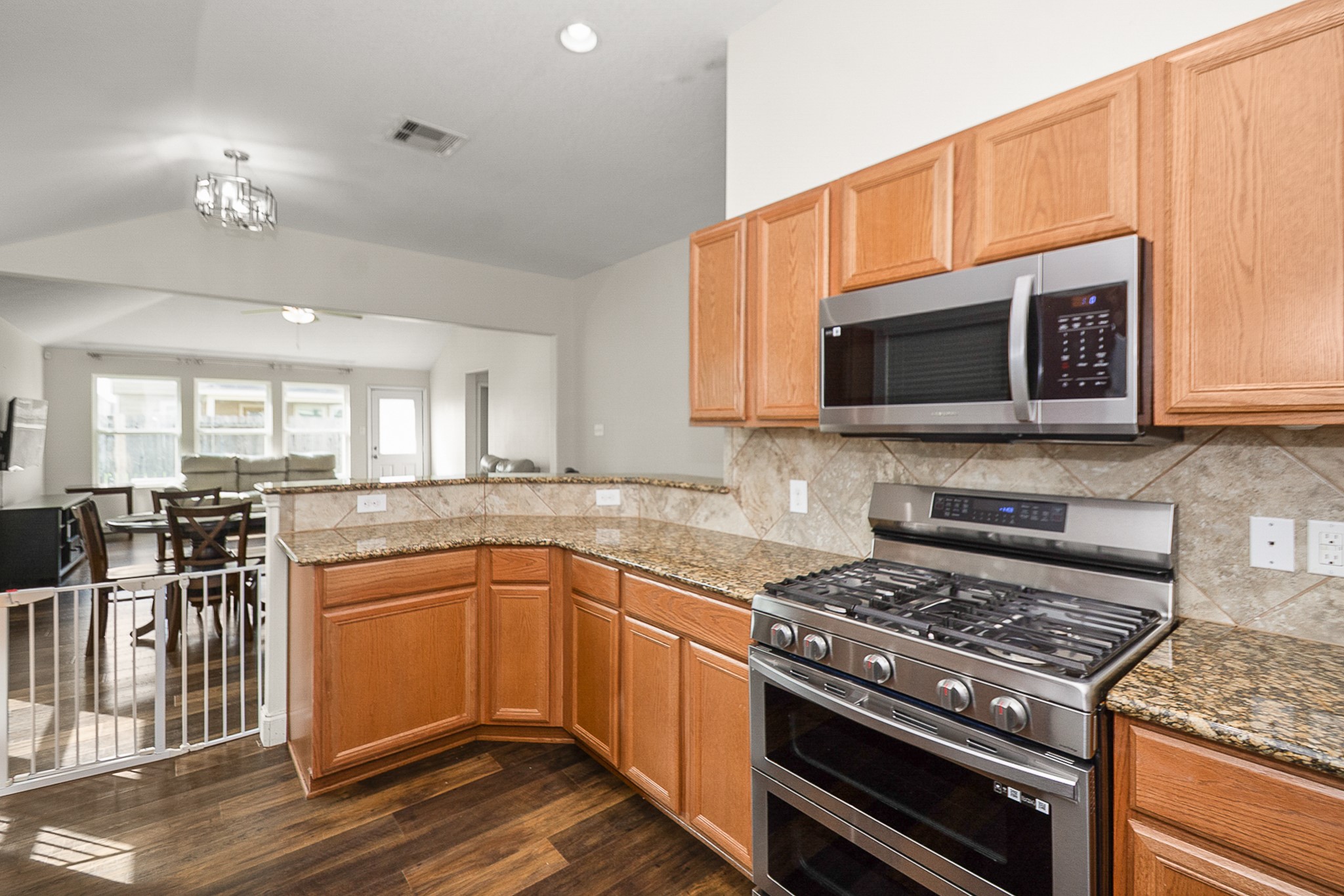 Kitchen with Granite Countertops