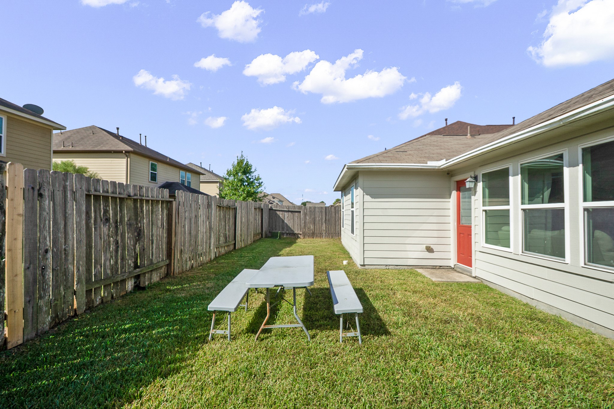 Fenced Backyard
