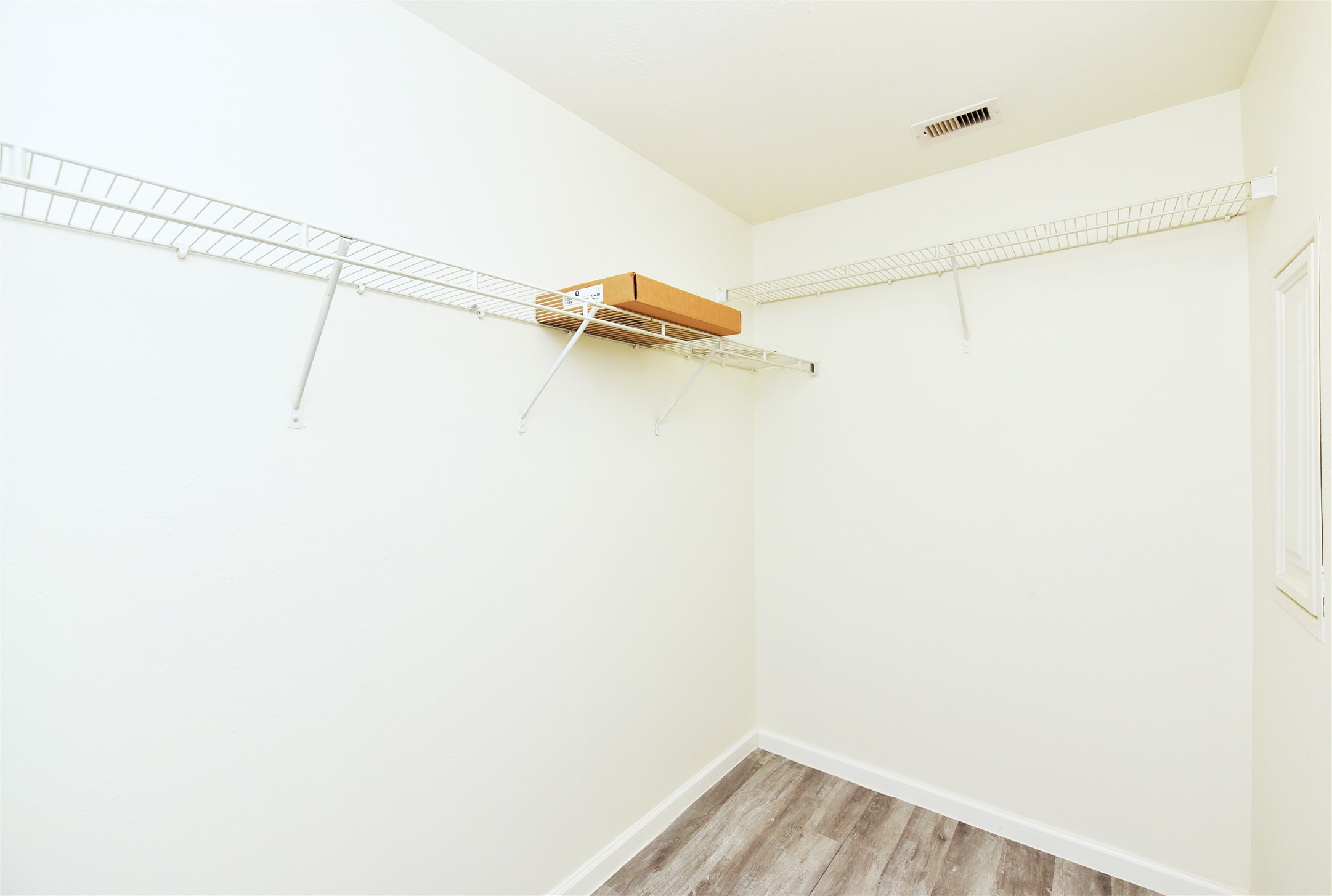 Primary closet.