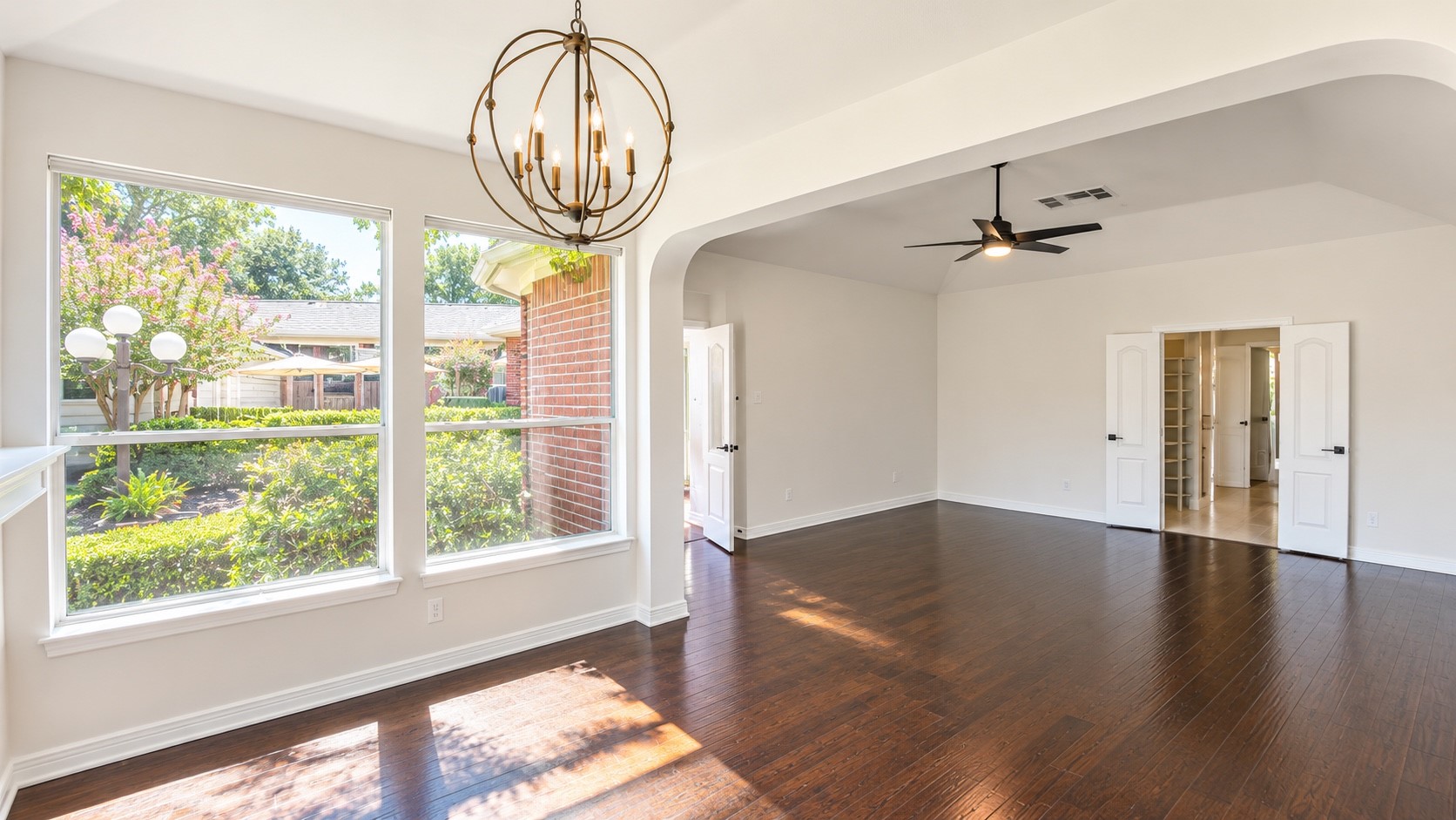 Indulge in the luxurious owner retreat within the primary bedroom, offering a serene and spacious haven.