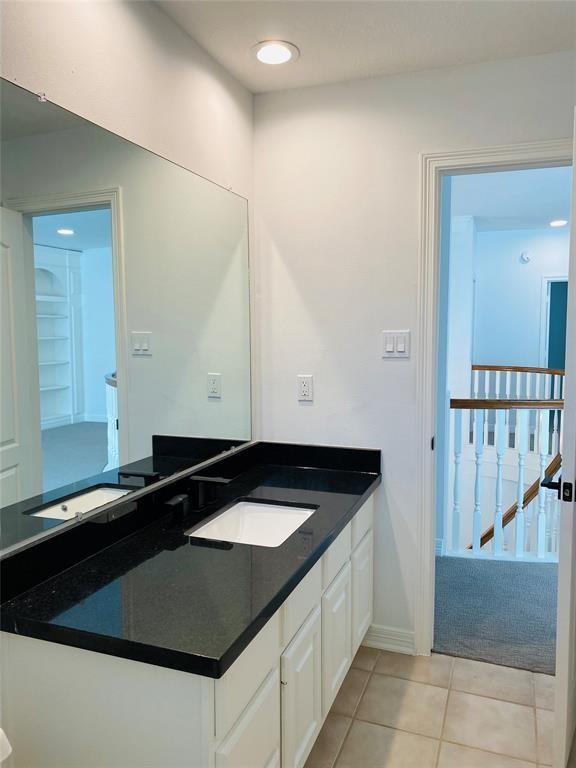Conveniently located third bathroom next to the game room and third bedroom upstairs.