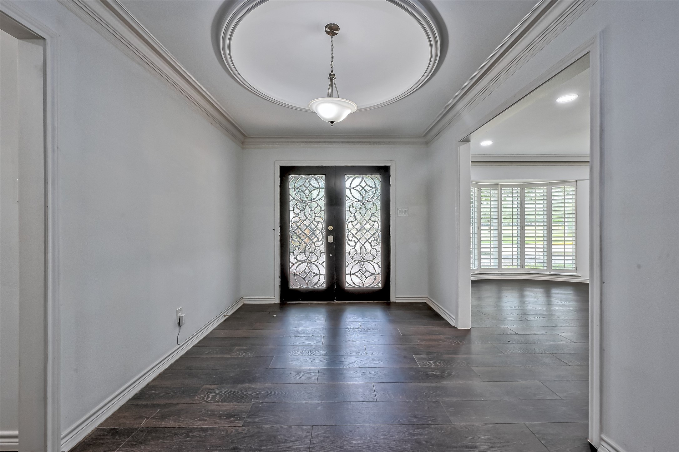 Foyer to living room